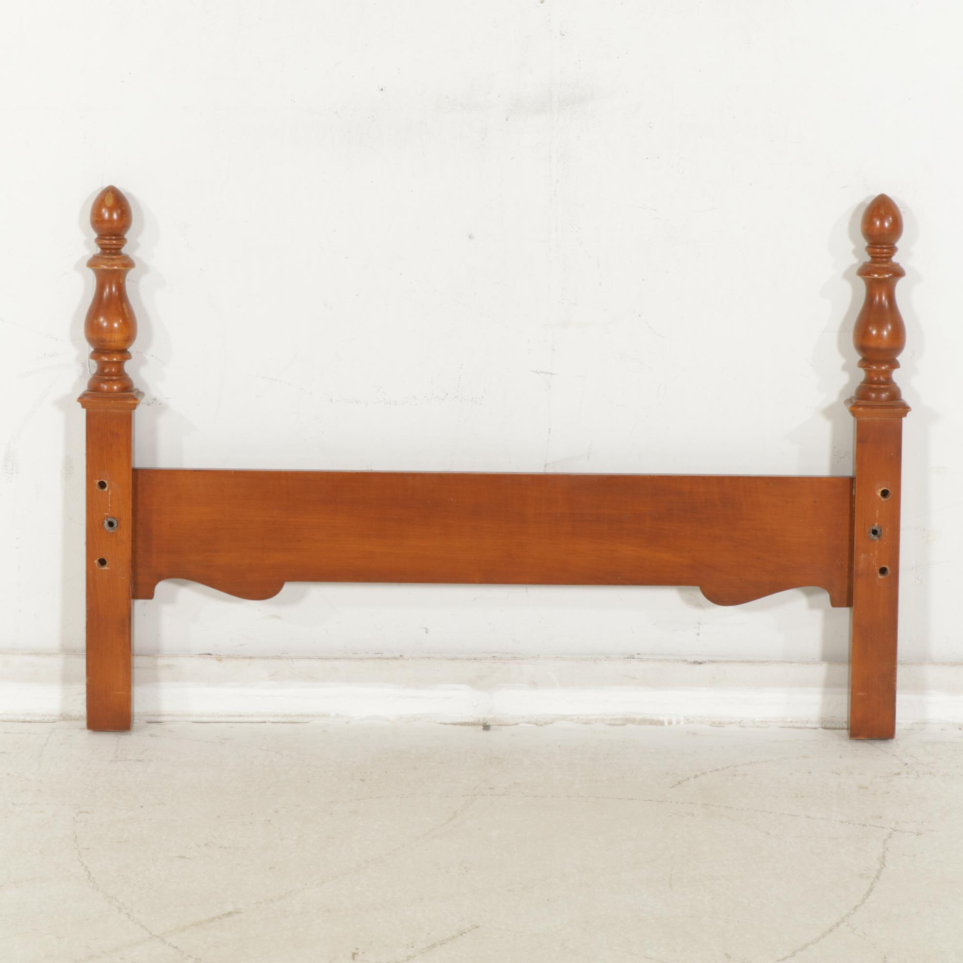 Maple Twin Bed Frame, Mid to Late 20th Century