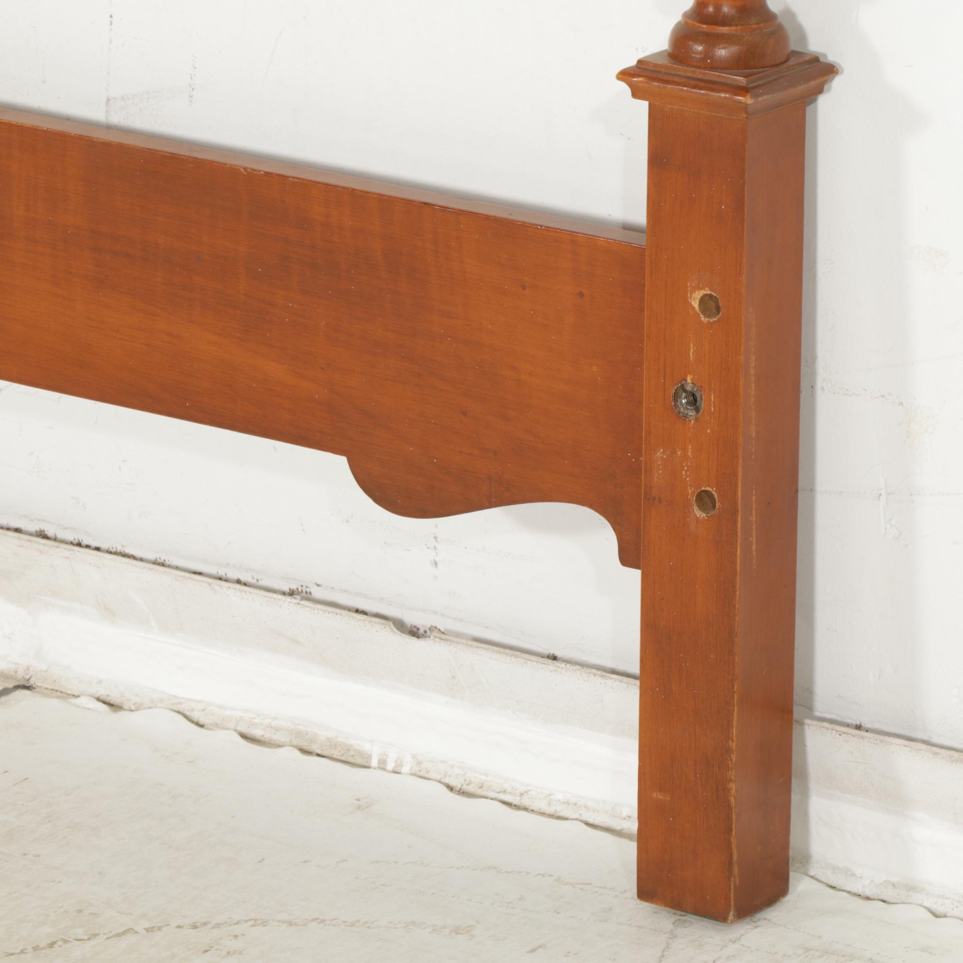 Maple Twin Bed Frame, Mid to Late 20th Century