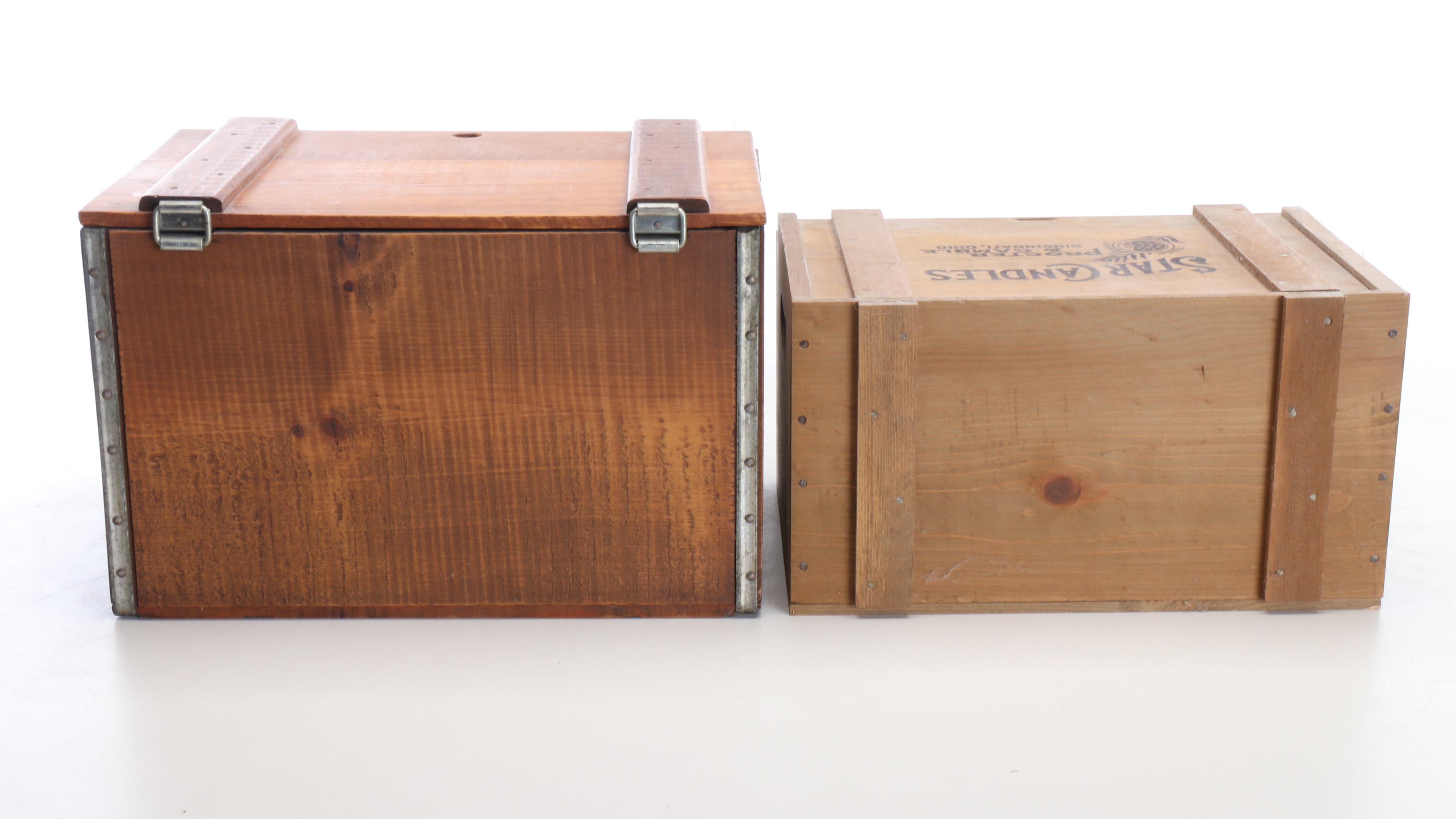 Procter & Gamble Star Candles with Other P&G Commemorative Crates, More