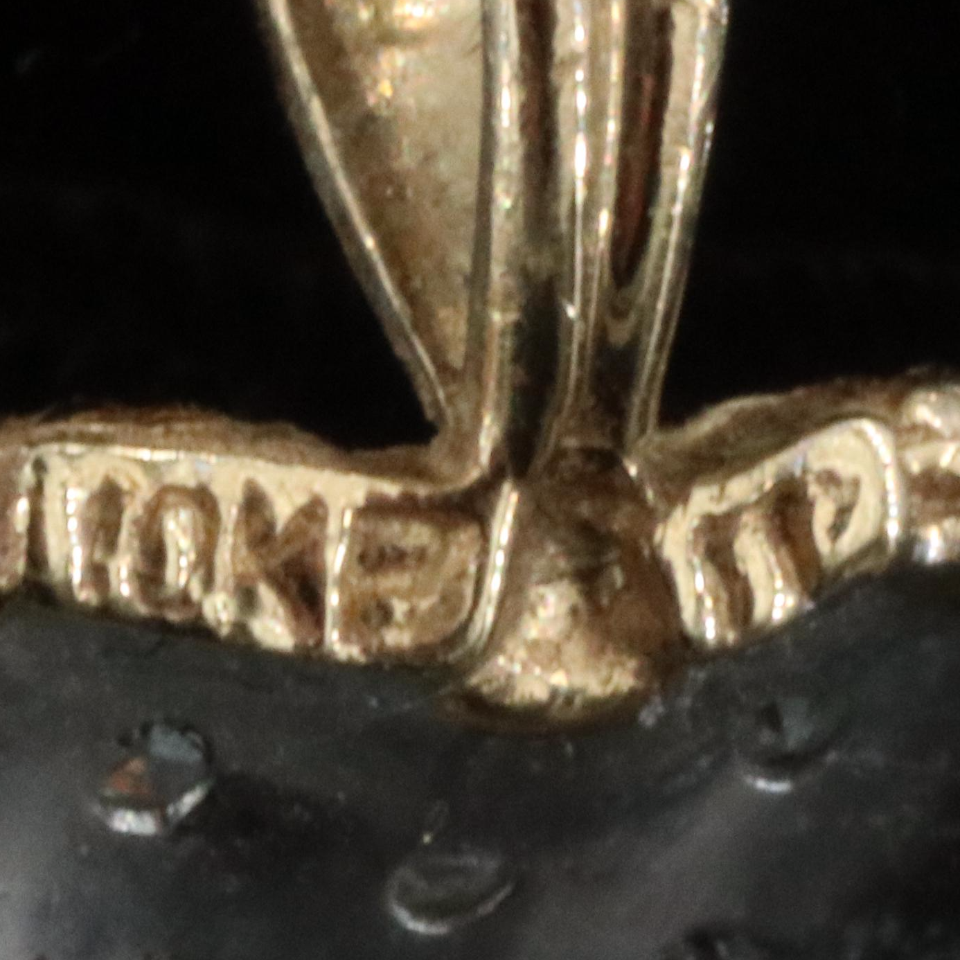 10K Diamond Pave Heart Enhancer Pendant