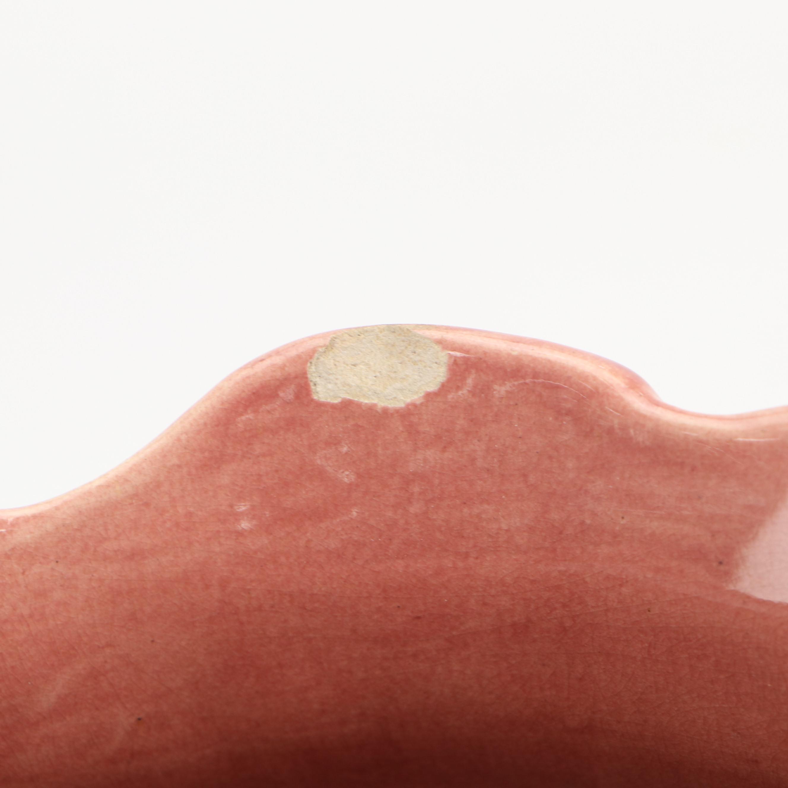 Weller Pottery Majolica Jardinière with Planter Pedestal