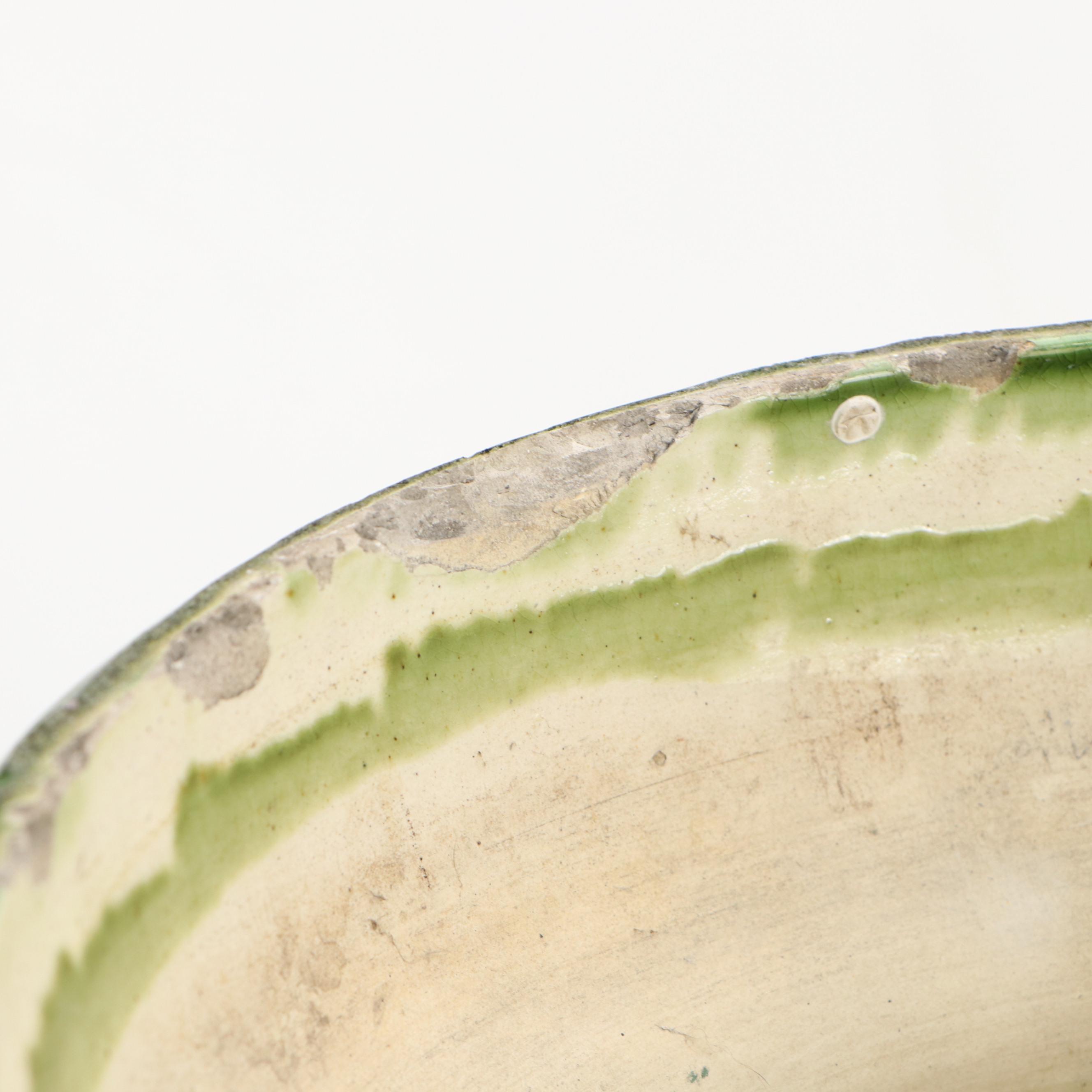 Weller Pottery Majolica Jardinière with Planter Pedestal