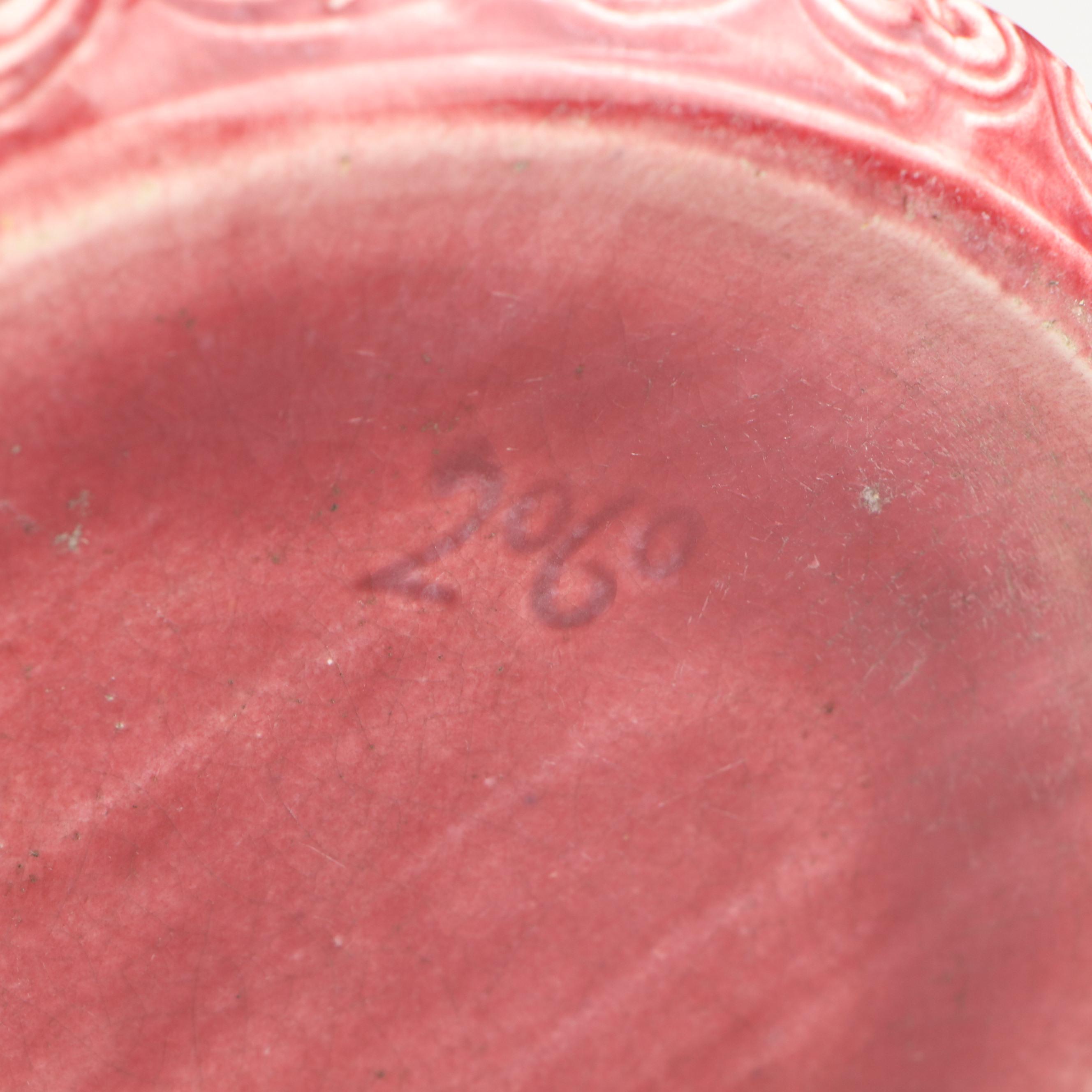 Weller Pottery Majolica Jardinière with Planter Pedestal