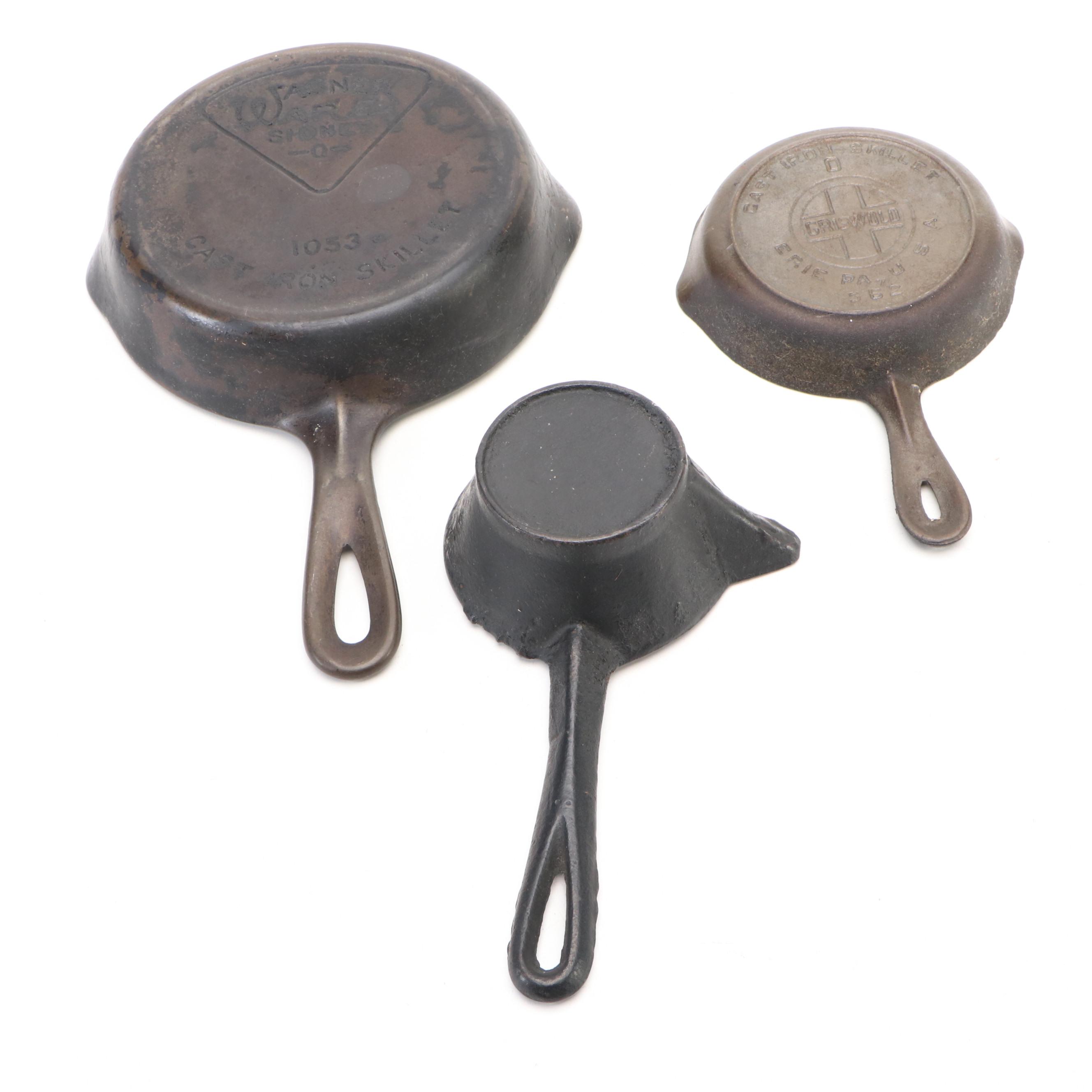 Griswold Cast Iron Breadstick Pan with Other Pots and Pans