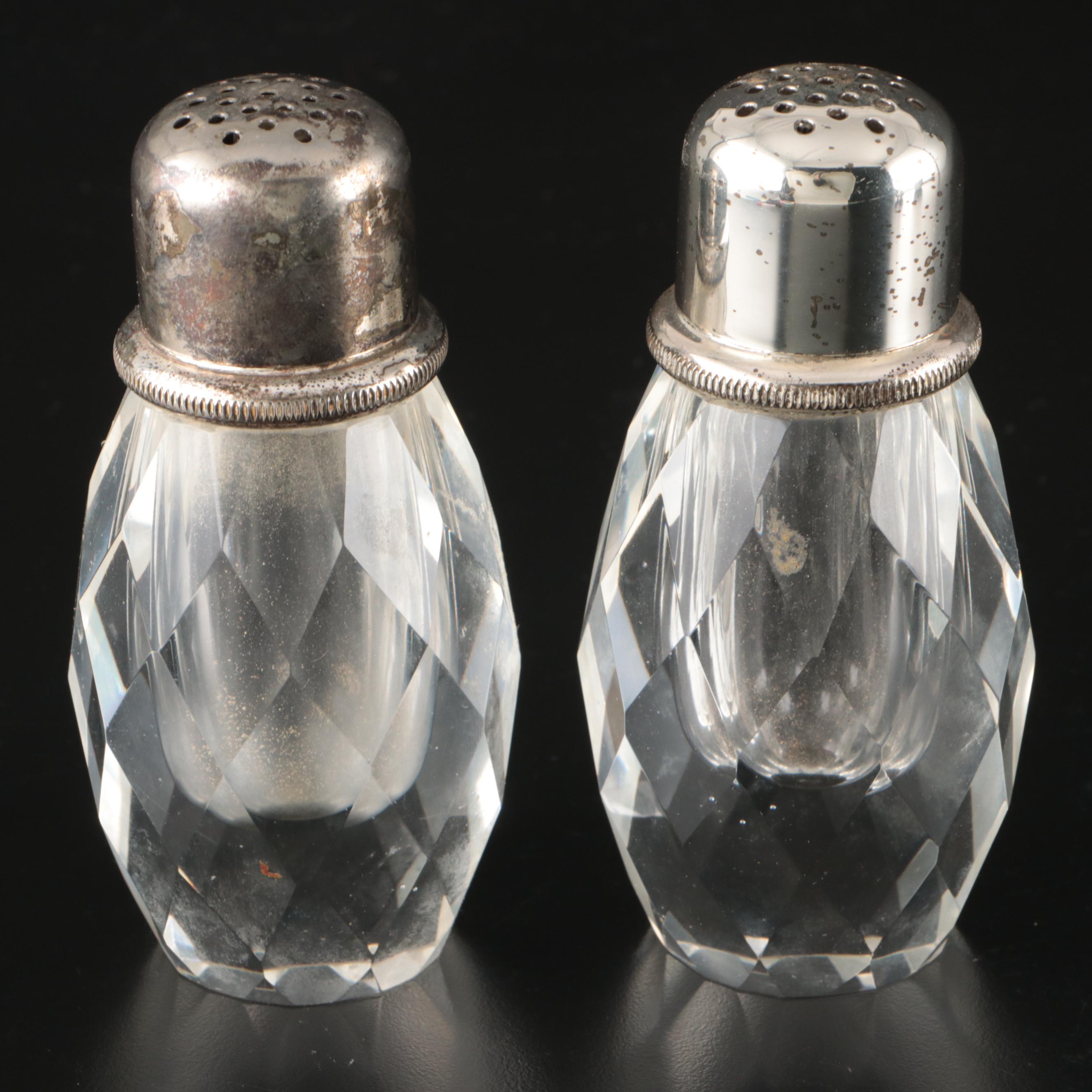 Crescent Silver Plate Creamer and Sugar Bowl, Royal Worcester Jars, and More