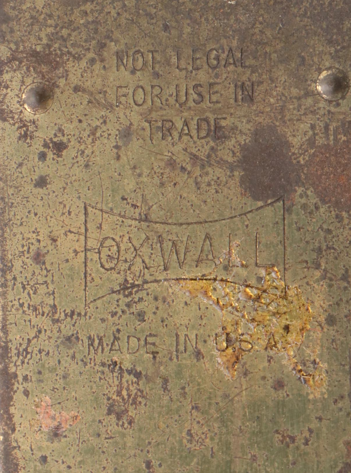 Oxwall Hanging Scale with Livestock Bell, Panning Sieve, Oil Can and More