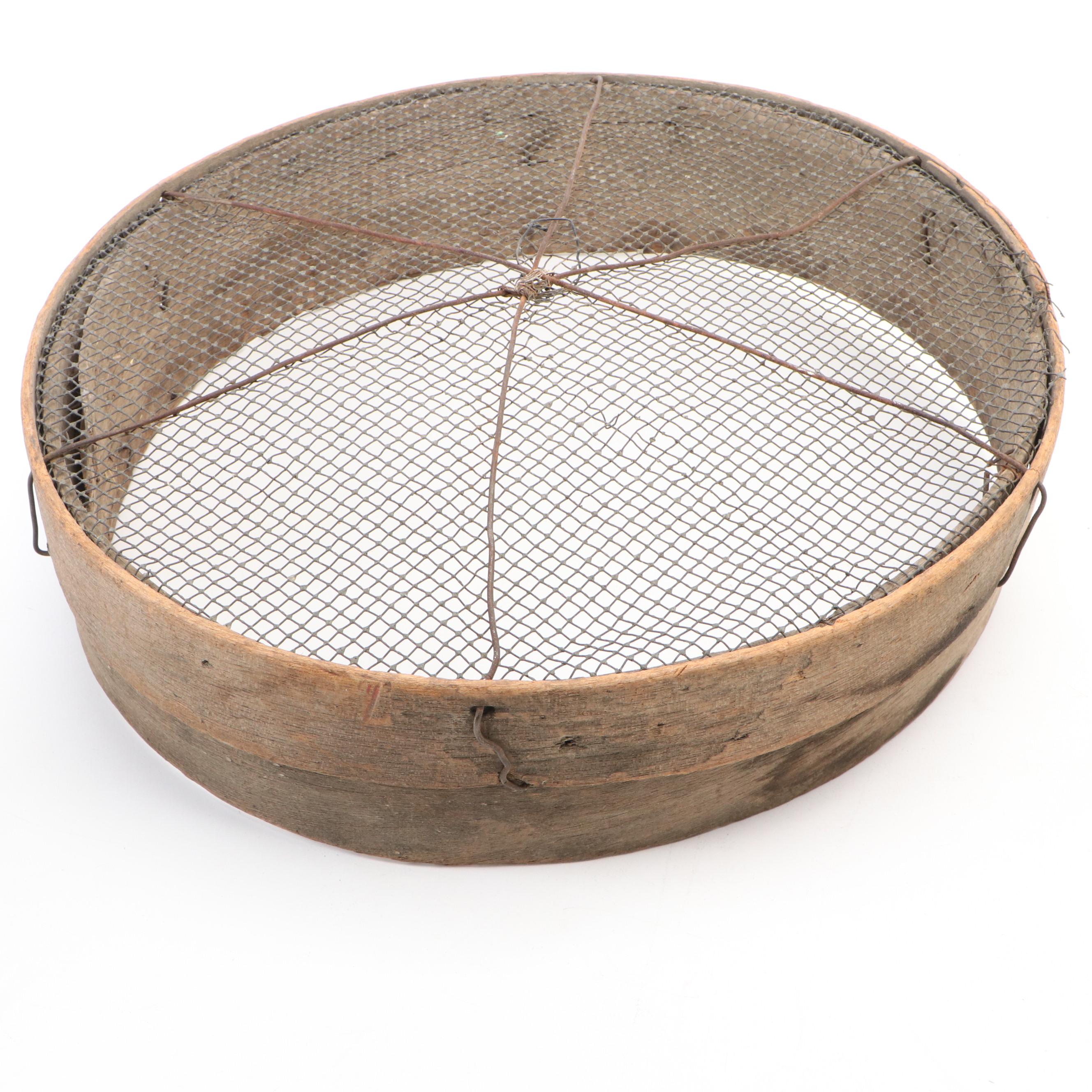 Oxwall Hanging Scale with Livestock Bell, Panning Sieve, Oil Can and More