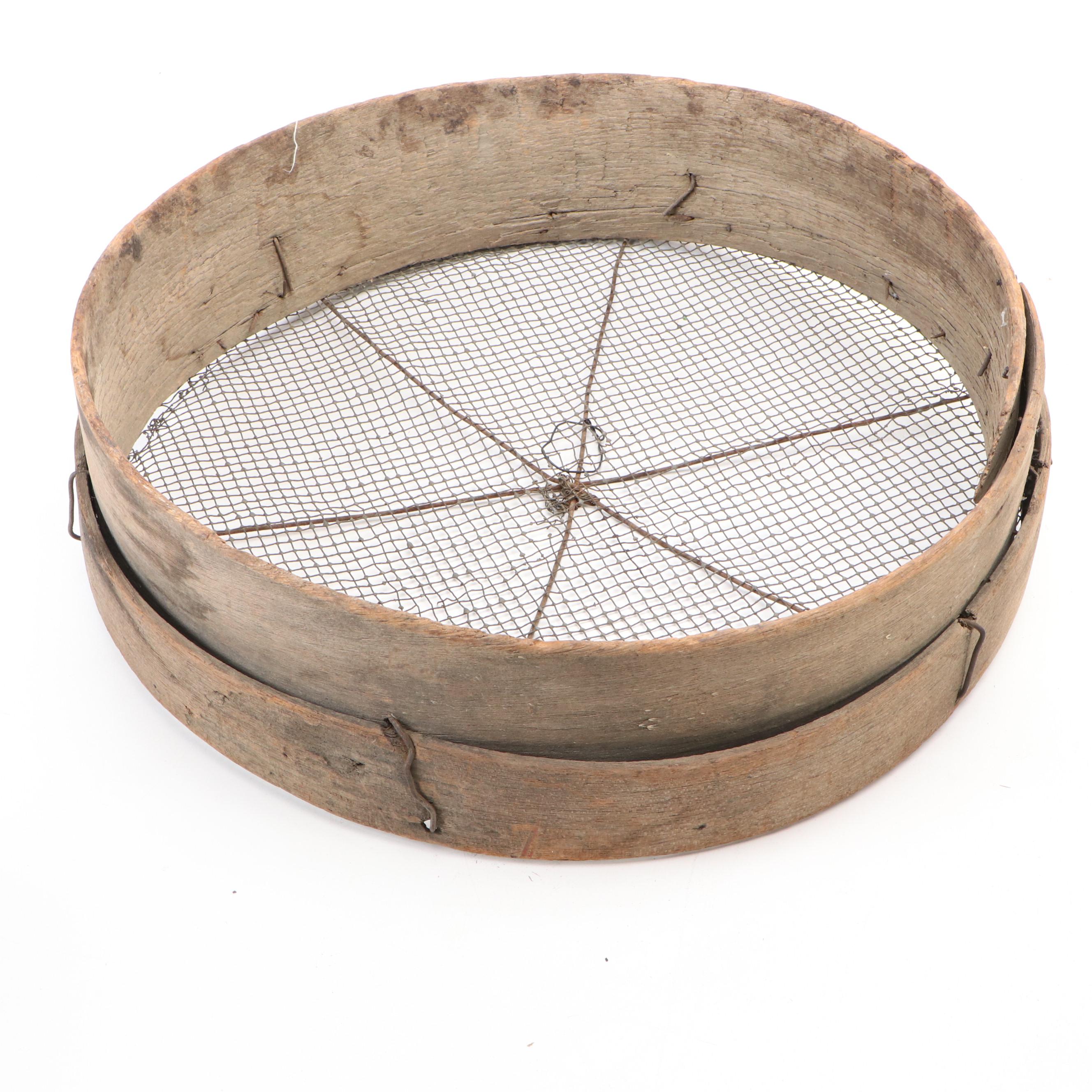 Oxwall Hanging Scale with Livestock Bell, Panning Sieve, Oil Can and More