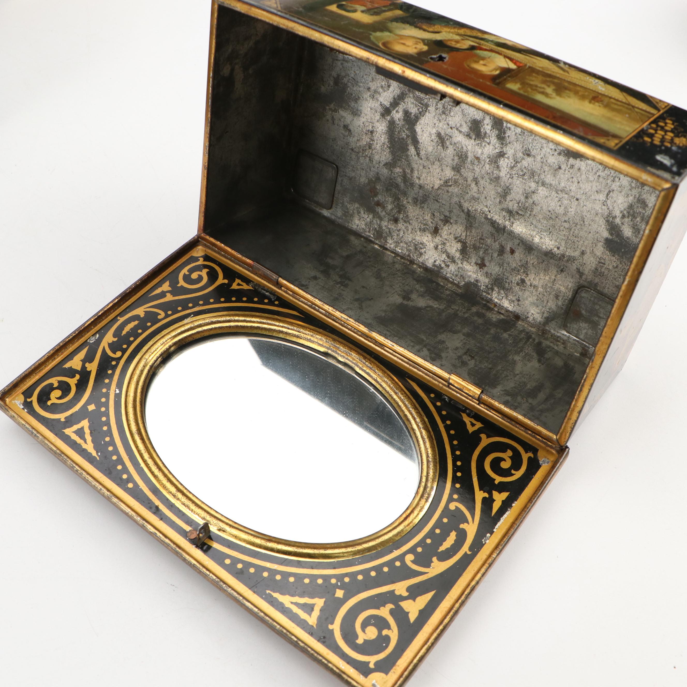 Crosse and Blackwell Biscuit, Bunte Candy, Vanity and Other Tin Boxes