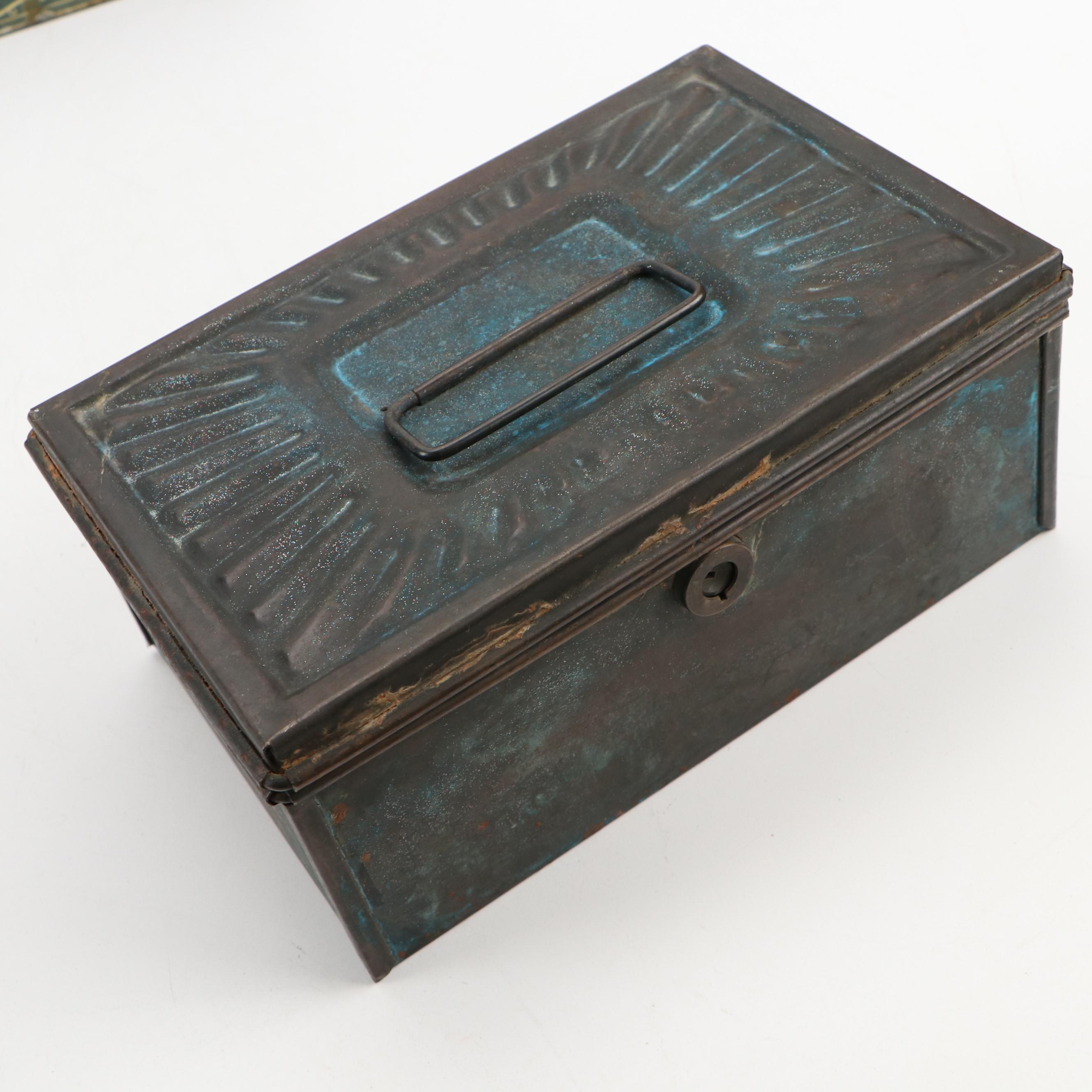 Crosse and Blackwell Biscuit, Bunte Candy, Vanity and Other Tin Boxes