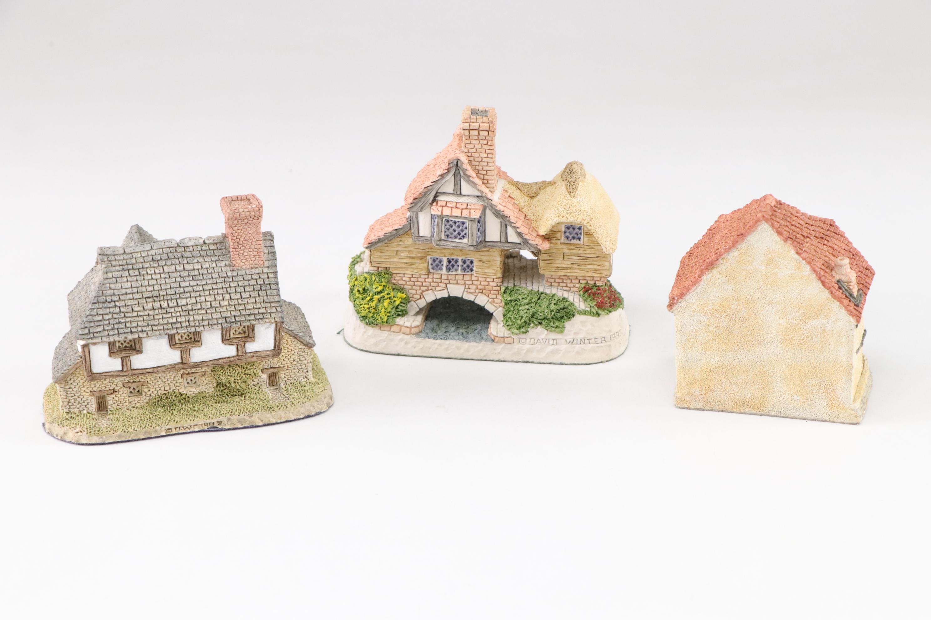 Lilliput Lane "Eilean Donan Castle" & "Little Shambles" in Miniature Village Set