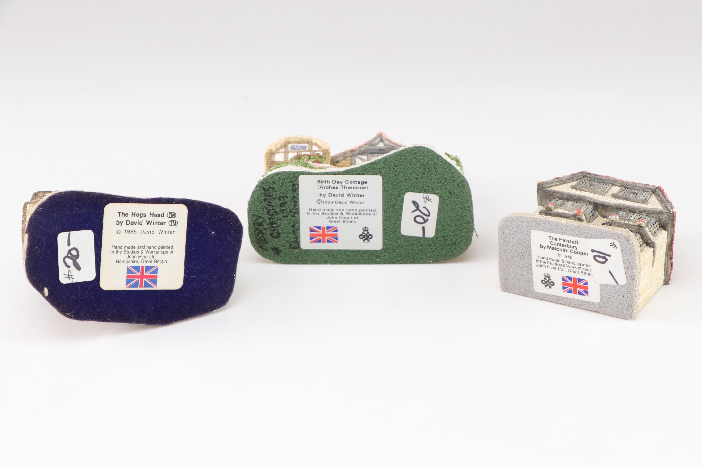 Lilliput Lane "Eilean Donan Castle" & "Little Shambles" in Miniature Village Set