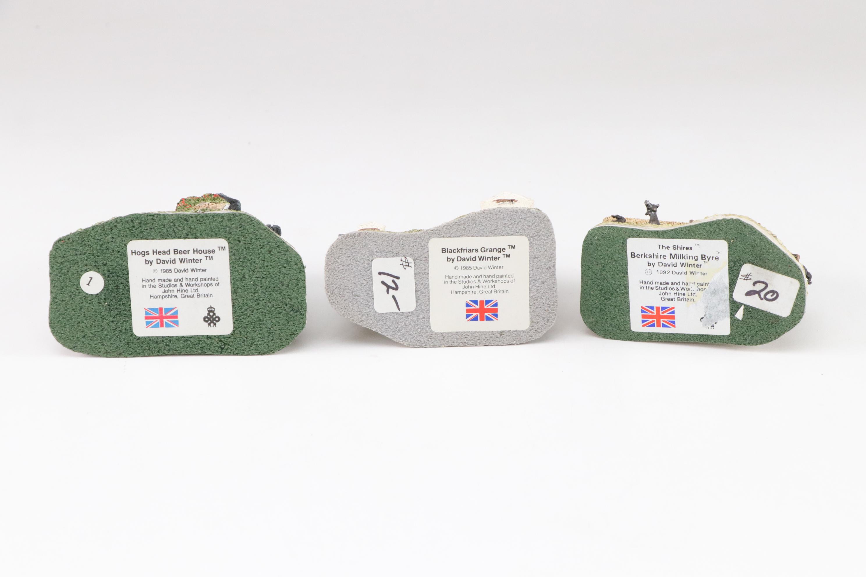 Lilliput Lane "Eilean Donan Castle" & "Little Shambles" in Miniature Village Set