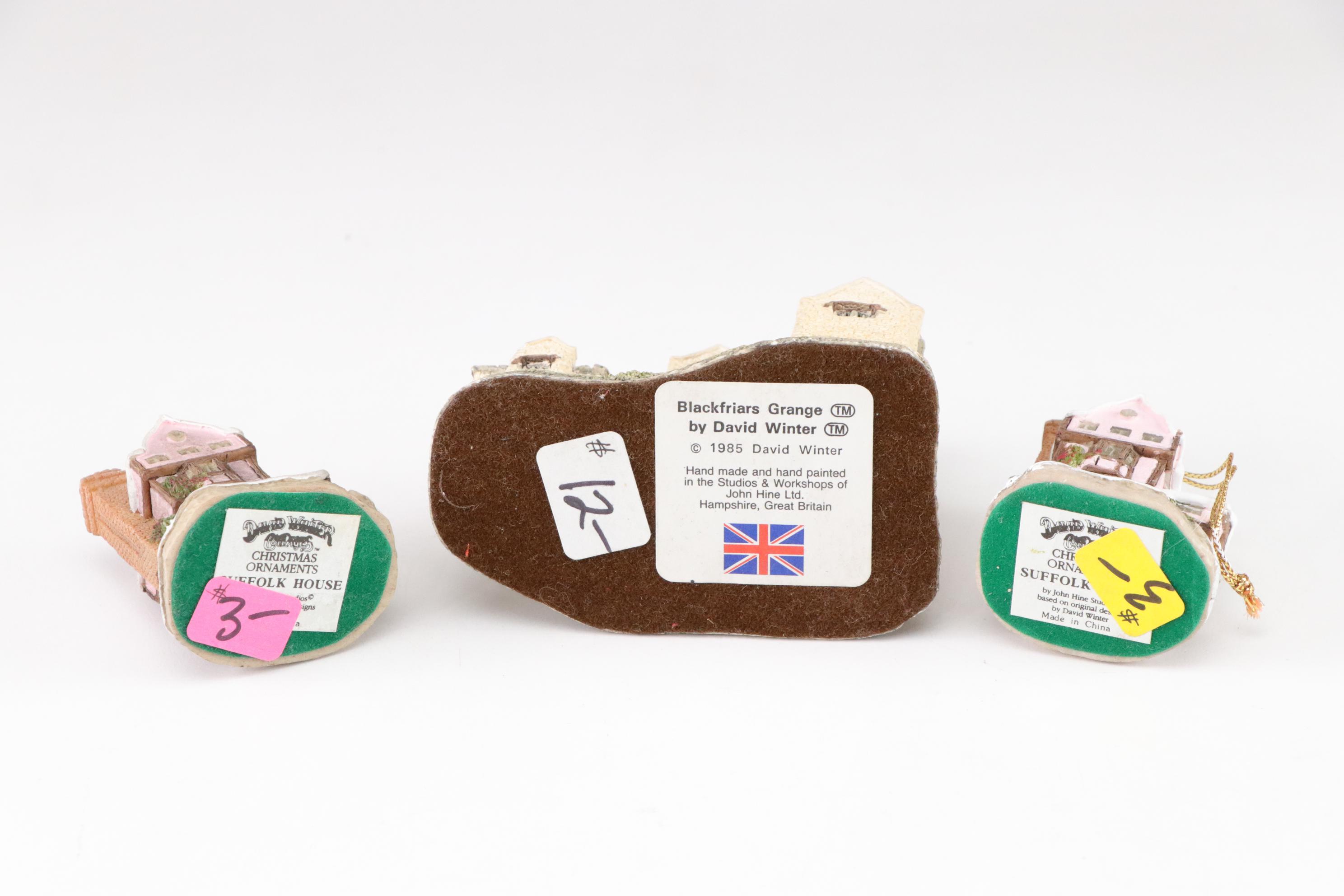 Lilliput Lane "Eilean Donan Castle" & "Little Shambles" in Miniature Village Set