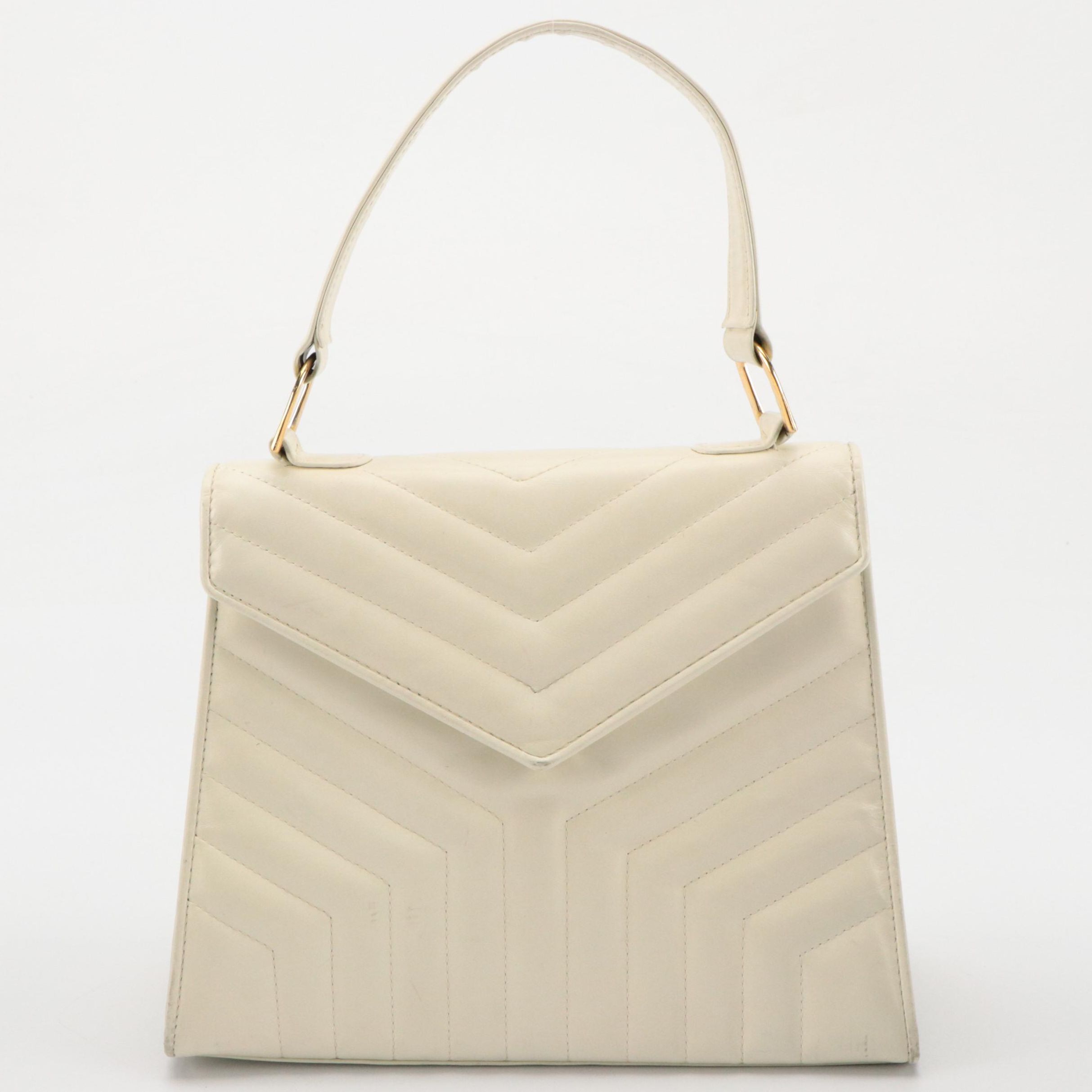Yves Saint Laurent Y Bag in Matelassé Calfskin Leather