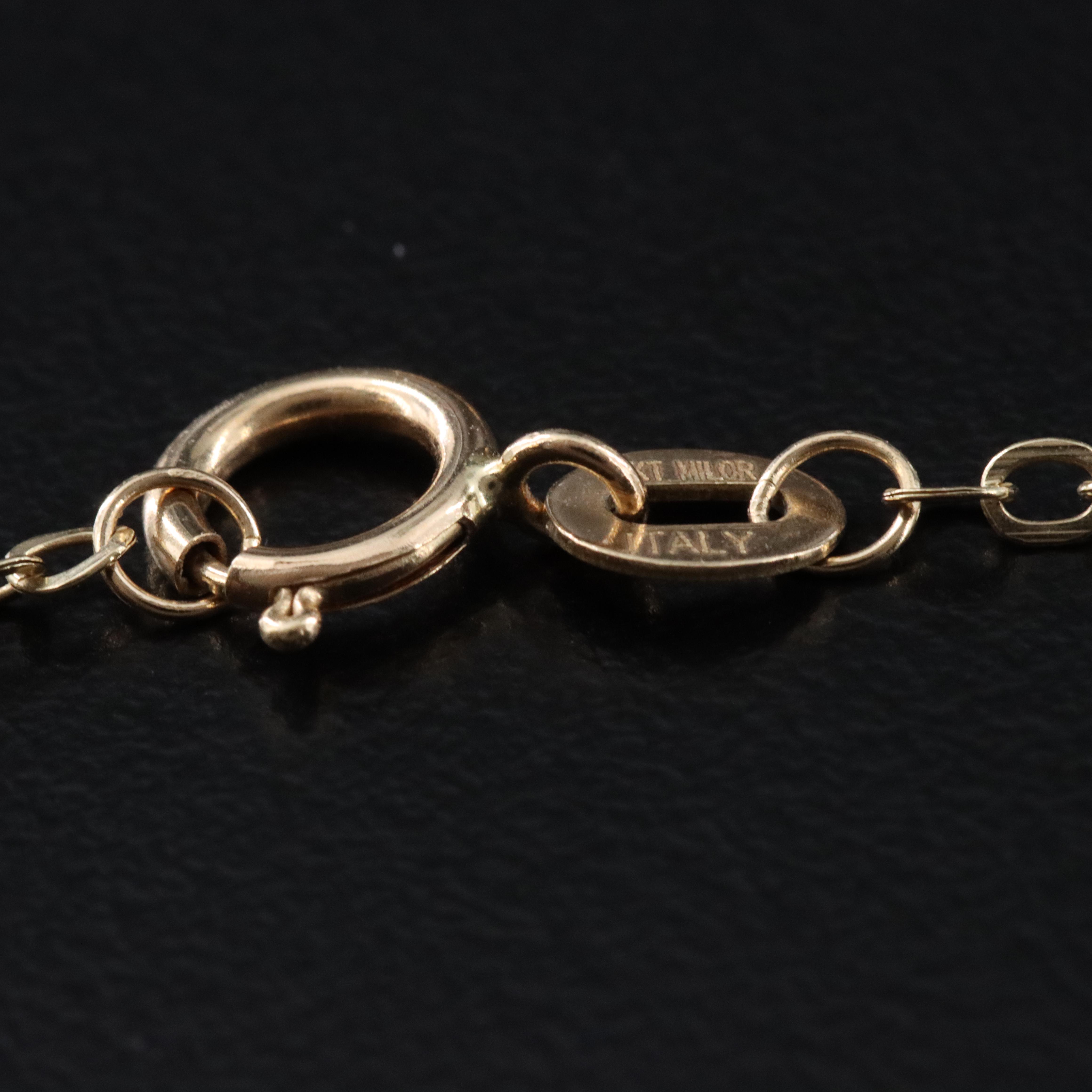 14K Druzy Disk Pendant Necklace