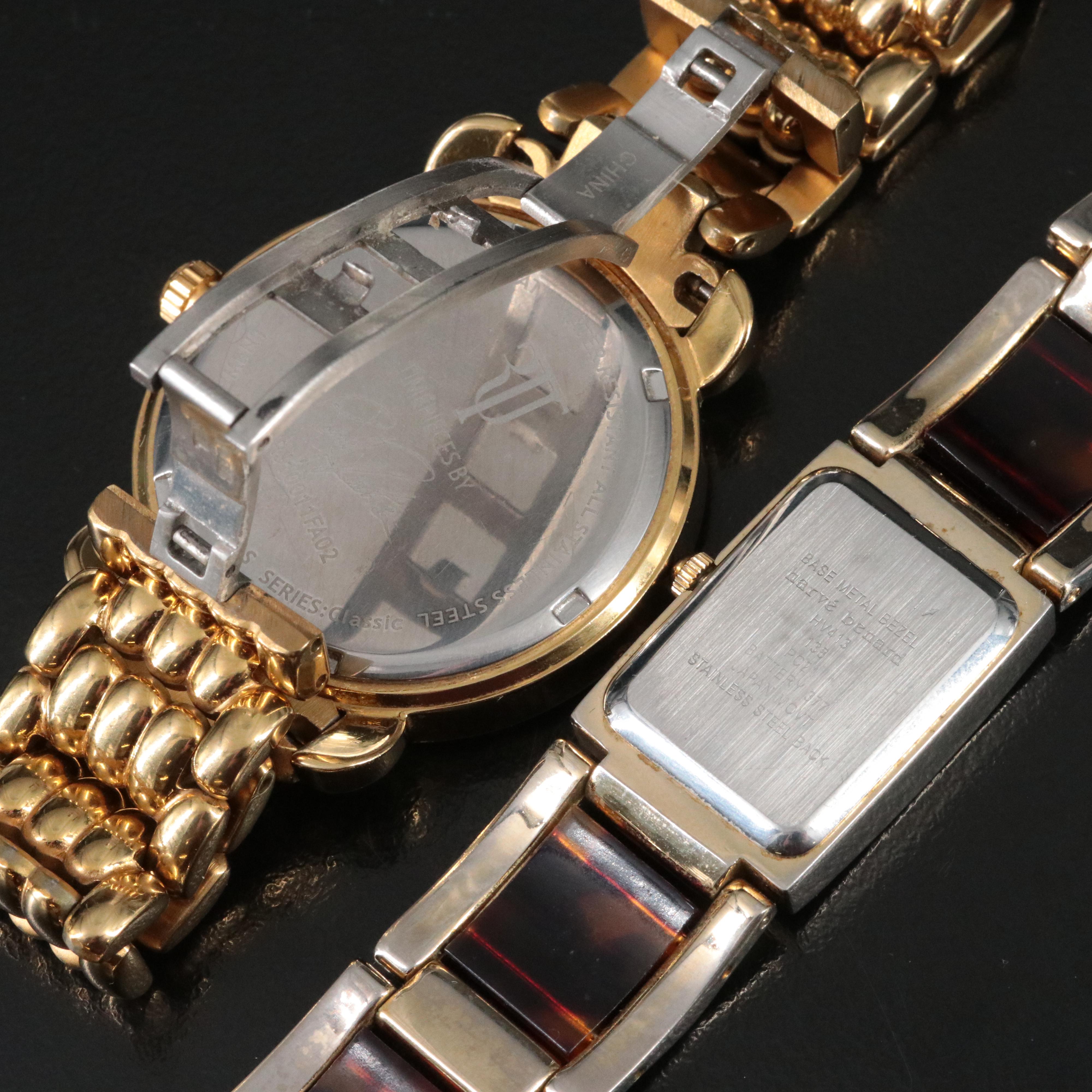 Quartz Watches, Bracelets and Links Featuring harvé  Benard
