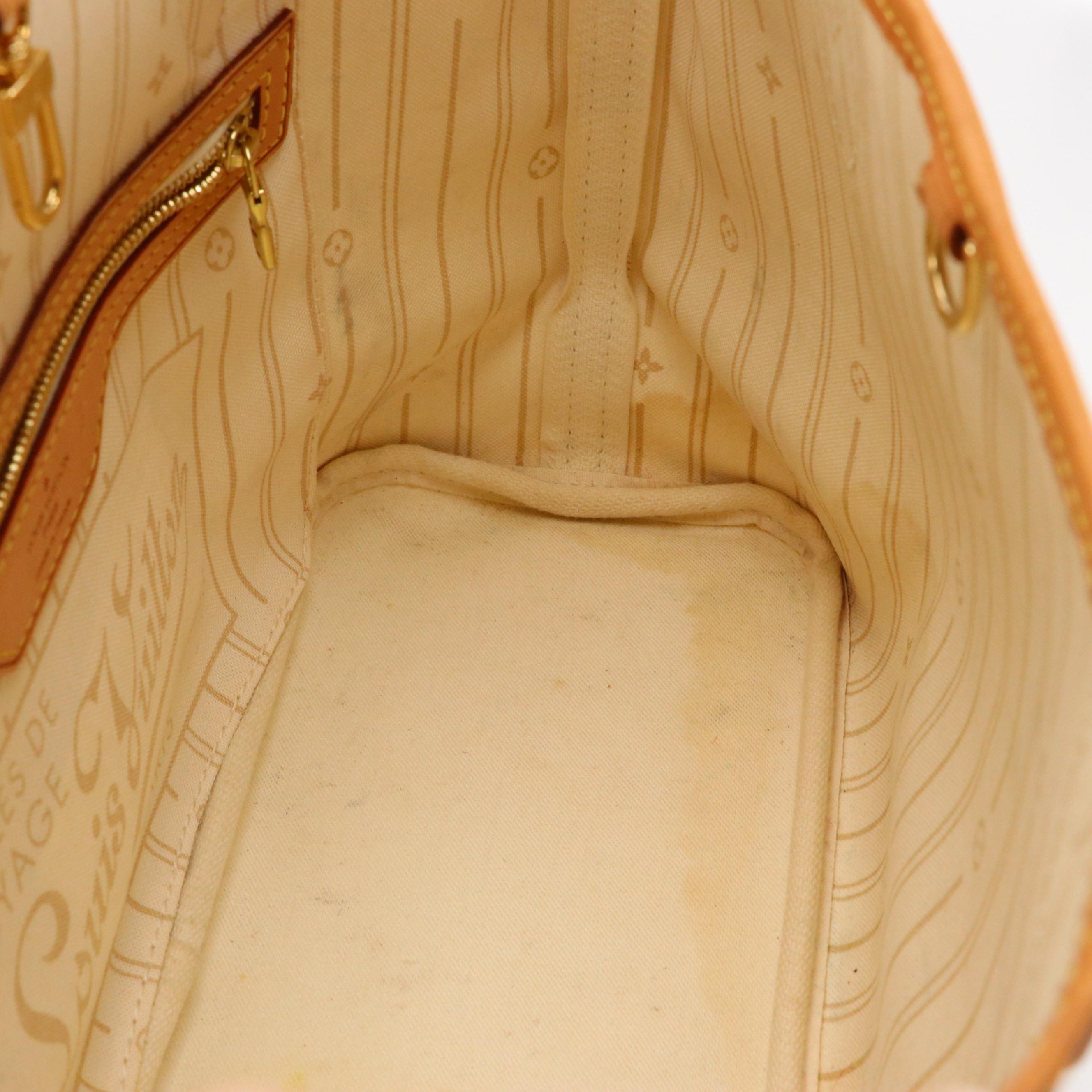 Louis Vuitton Neverfull PM Tote in Damier Azur