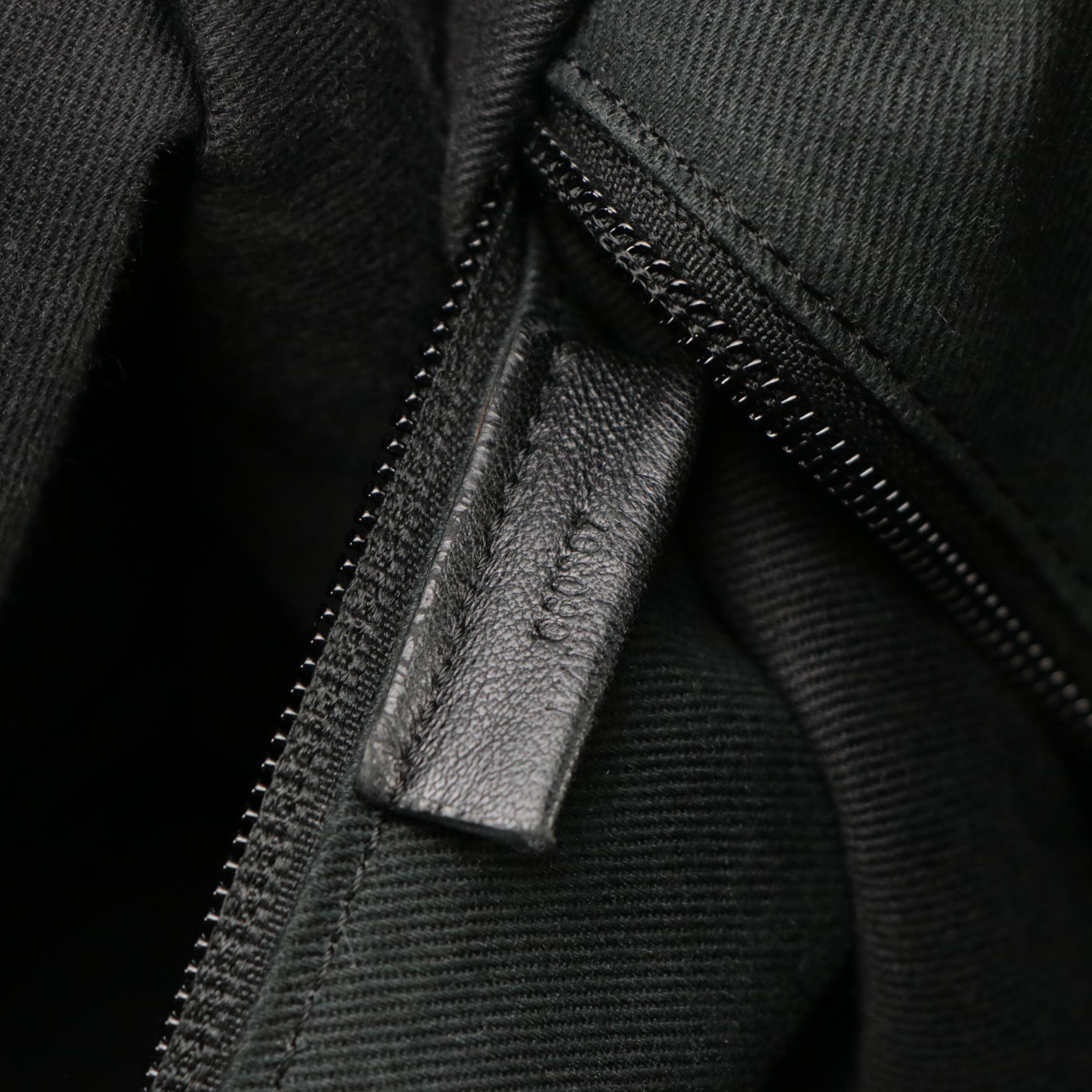 Loewe Double Front Pocket Shoulder Bag in Anagram Canvas and Leather Trim