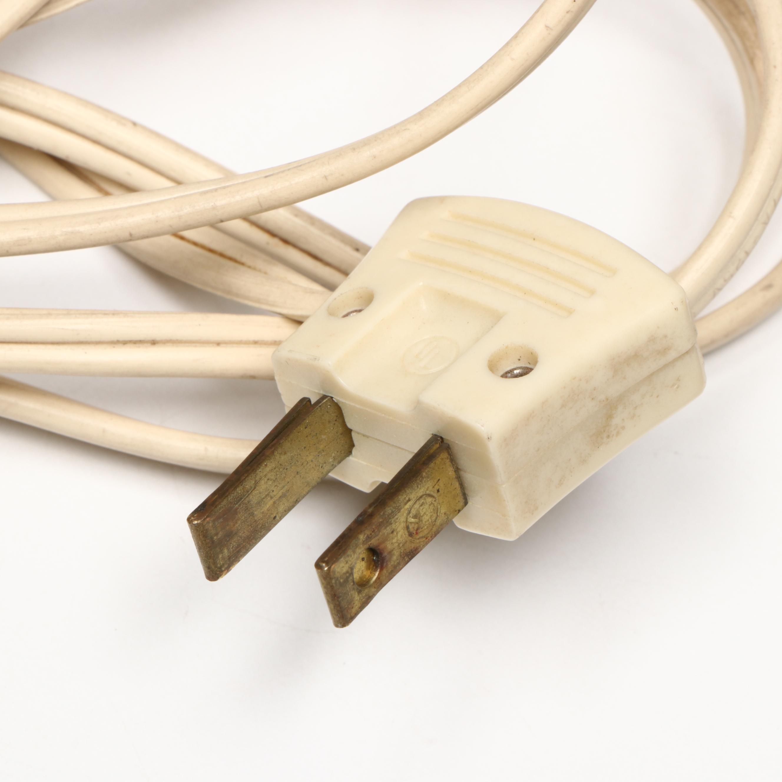 Etched Cranberry Glass Mantel Luster Lamps, Adapted Mid-20th Century