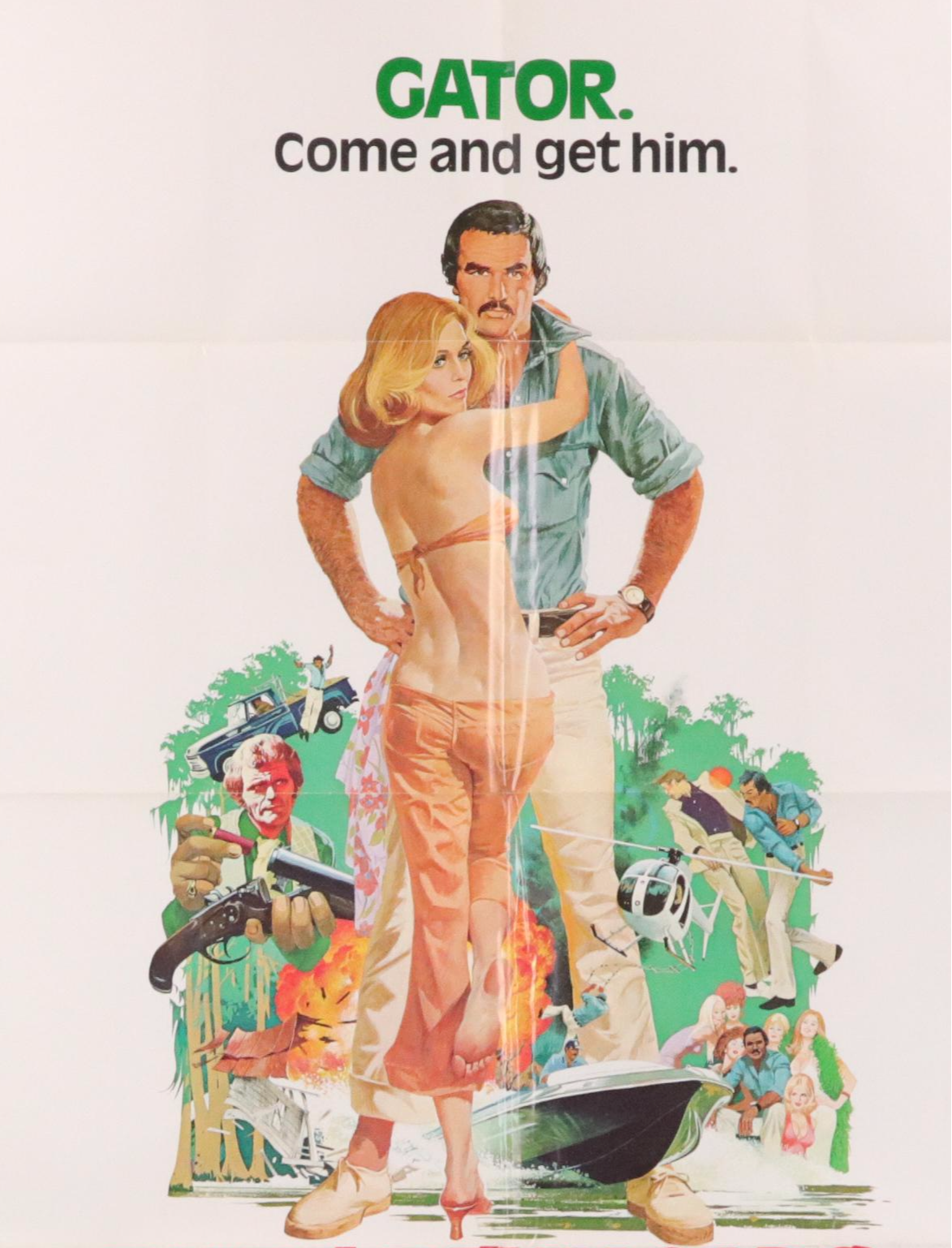 Burt Reynolds Offset Lithograph Movie Posters Including "Gator" and More