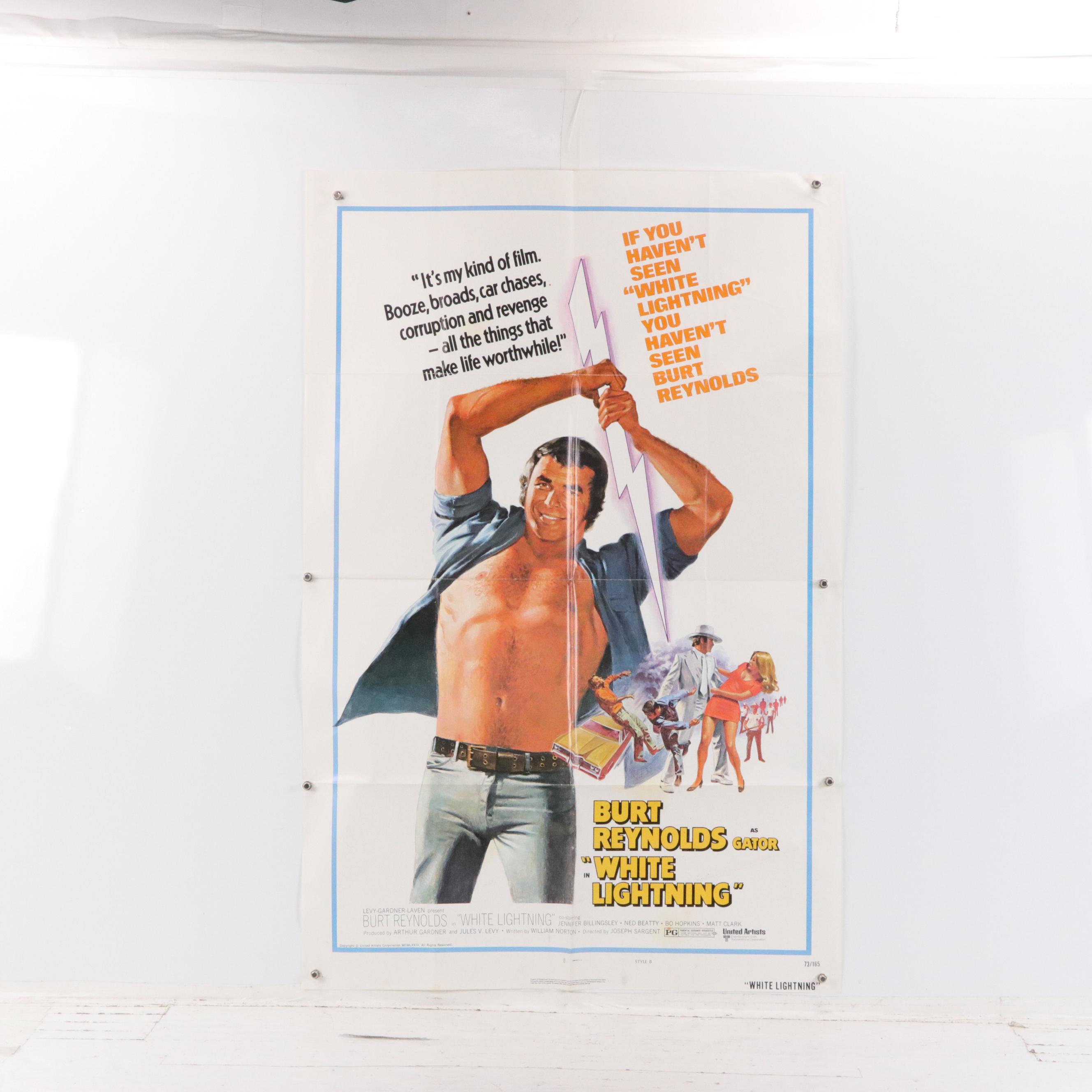 Burt Reynolds Offset Lithograph Movie Posters Including "Gator" and More