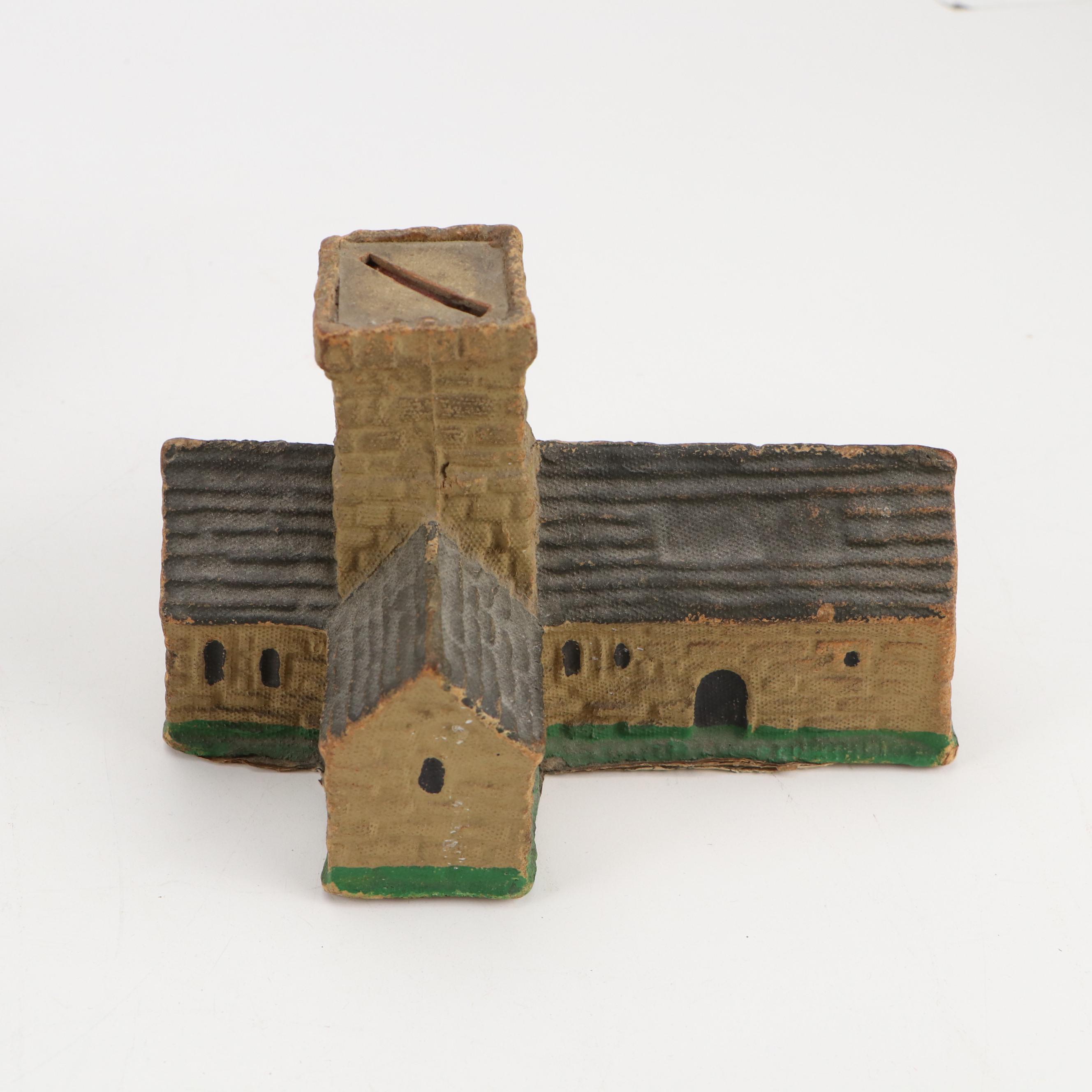 Congregational and Other Church Fund Papier-Mâché Coin Banks