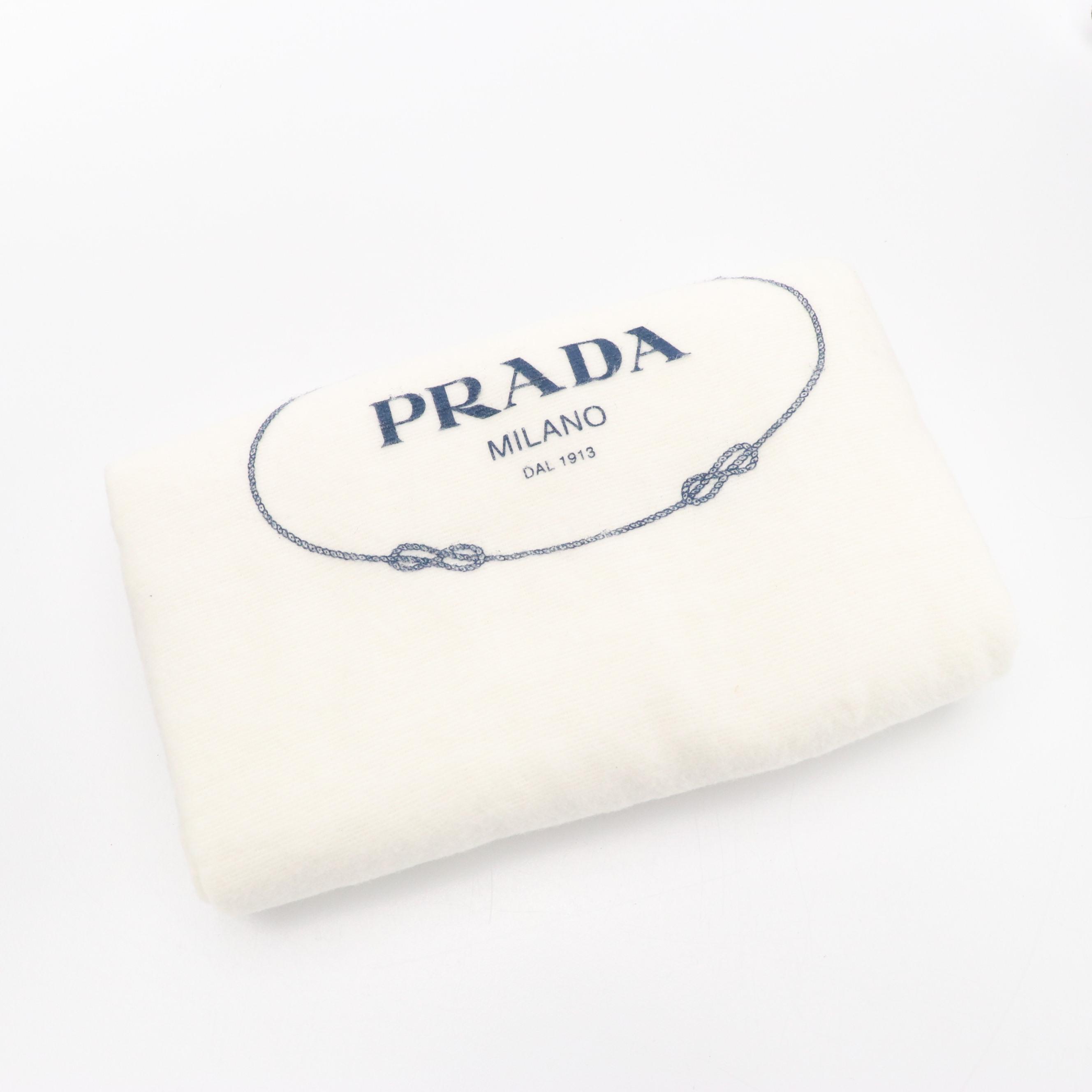 Prada Canapa Logo Canvas Tote Bag