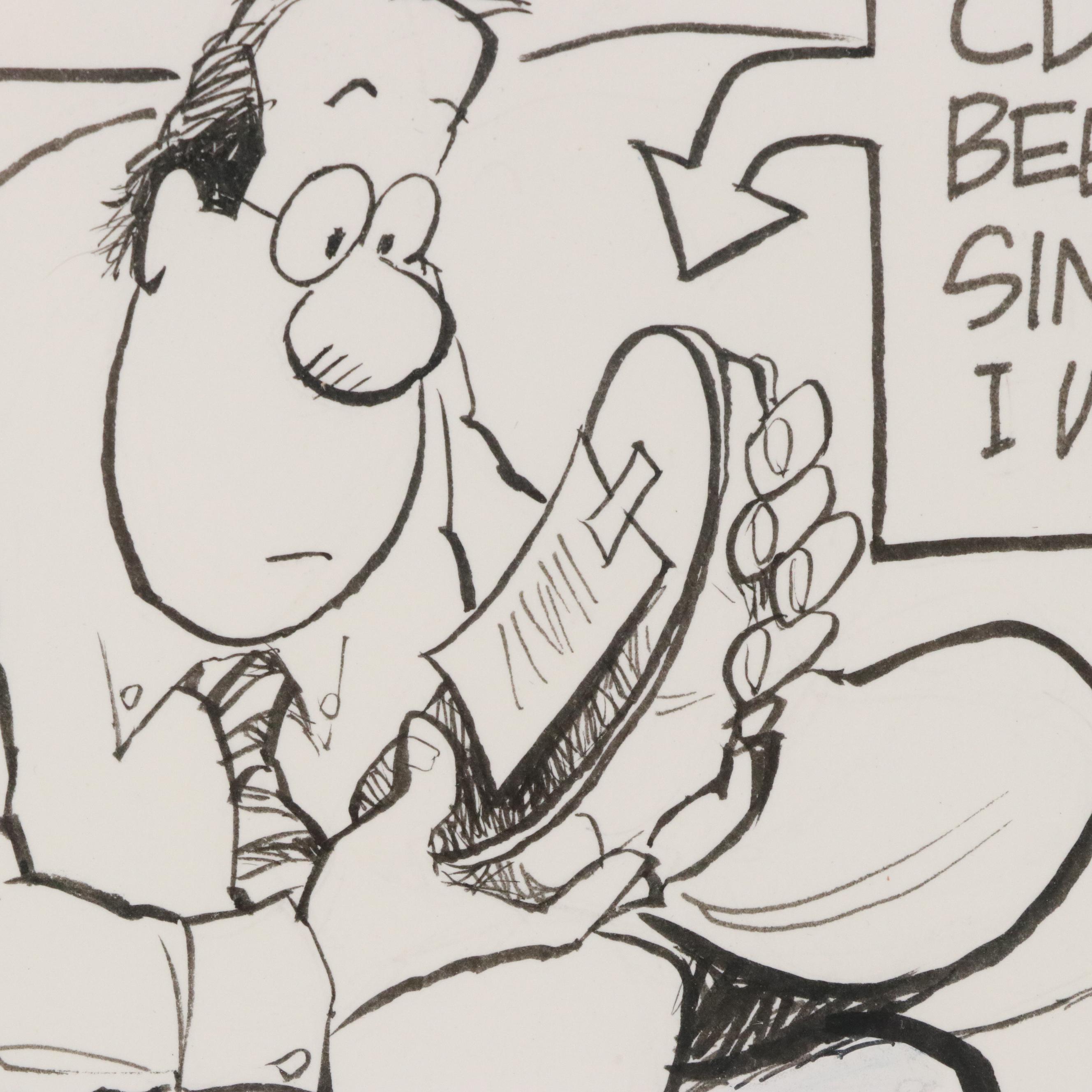 "Zits" Ink Comic Strip by Jerry Scott and Jim Borgman, 2001