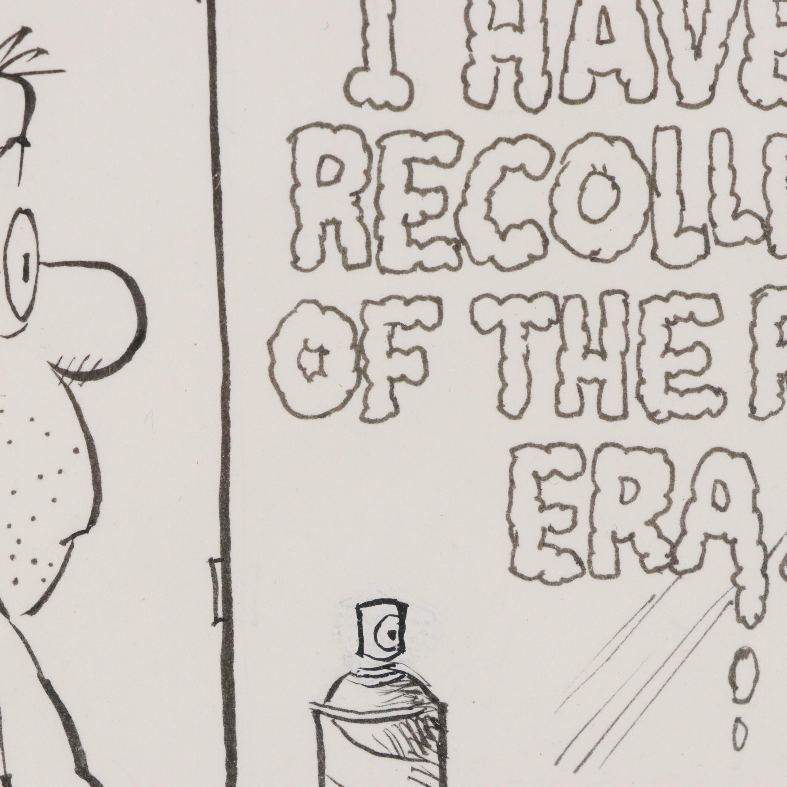 "Zits" Ink Comic Strip by Jerry Scott and Jim Borgman, 2001