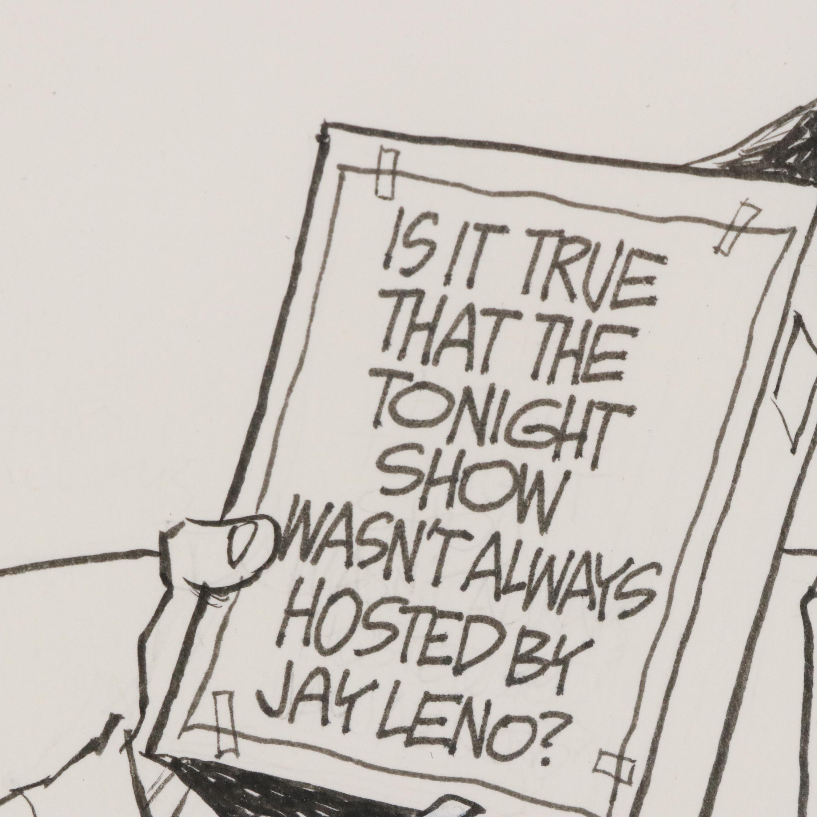 "Zits" Ink Comic Strip by Jerry Scott and Jim Borgman, 2001