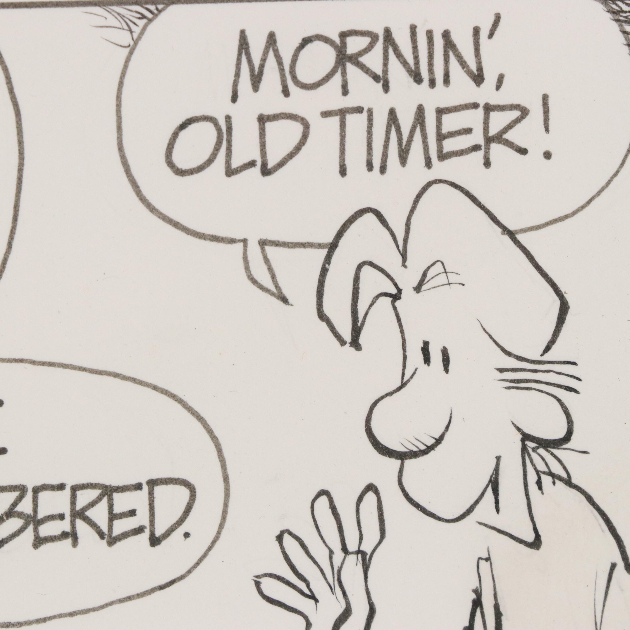 "Zits" Ink Comic Strip by Jerry Scott and Jim Borgman, 2001