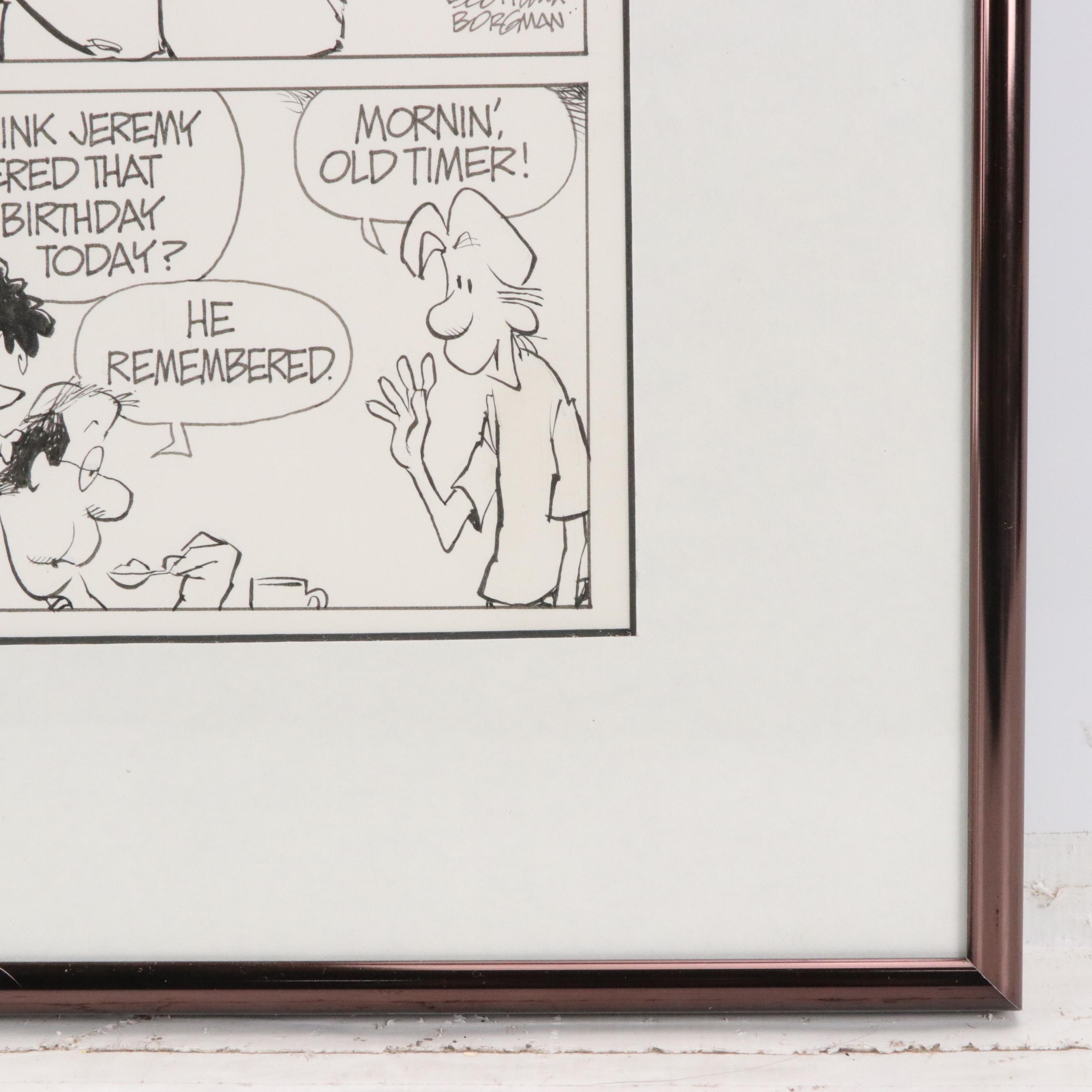 "Zits" Ink Comic Strip by Jerry Scott and Jim Borgman, 2001