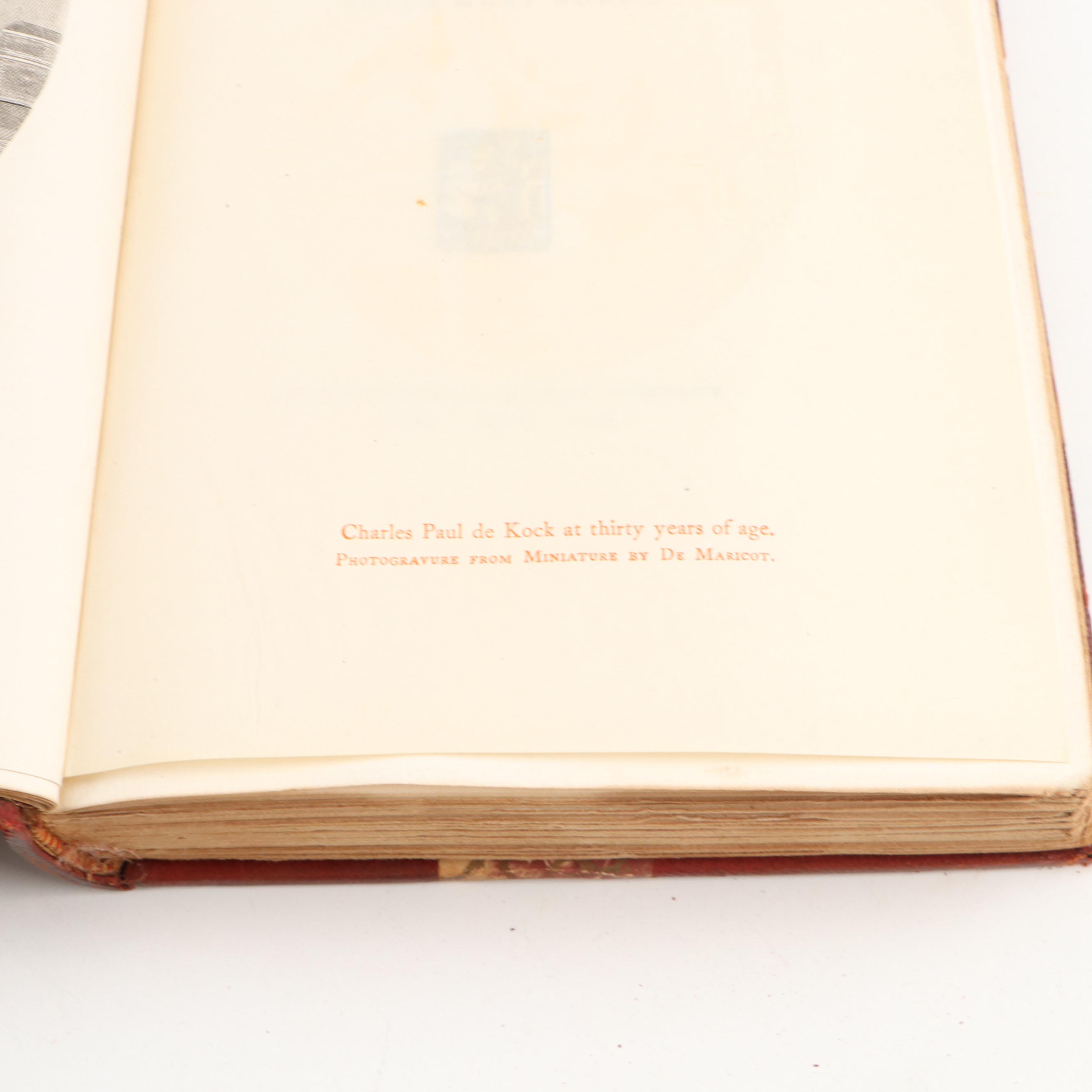 Limited Expedition Edition "The Works of Charles Paul de Kock" Partial Set, 1904