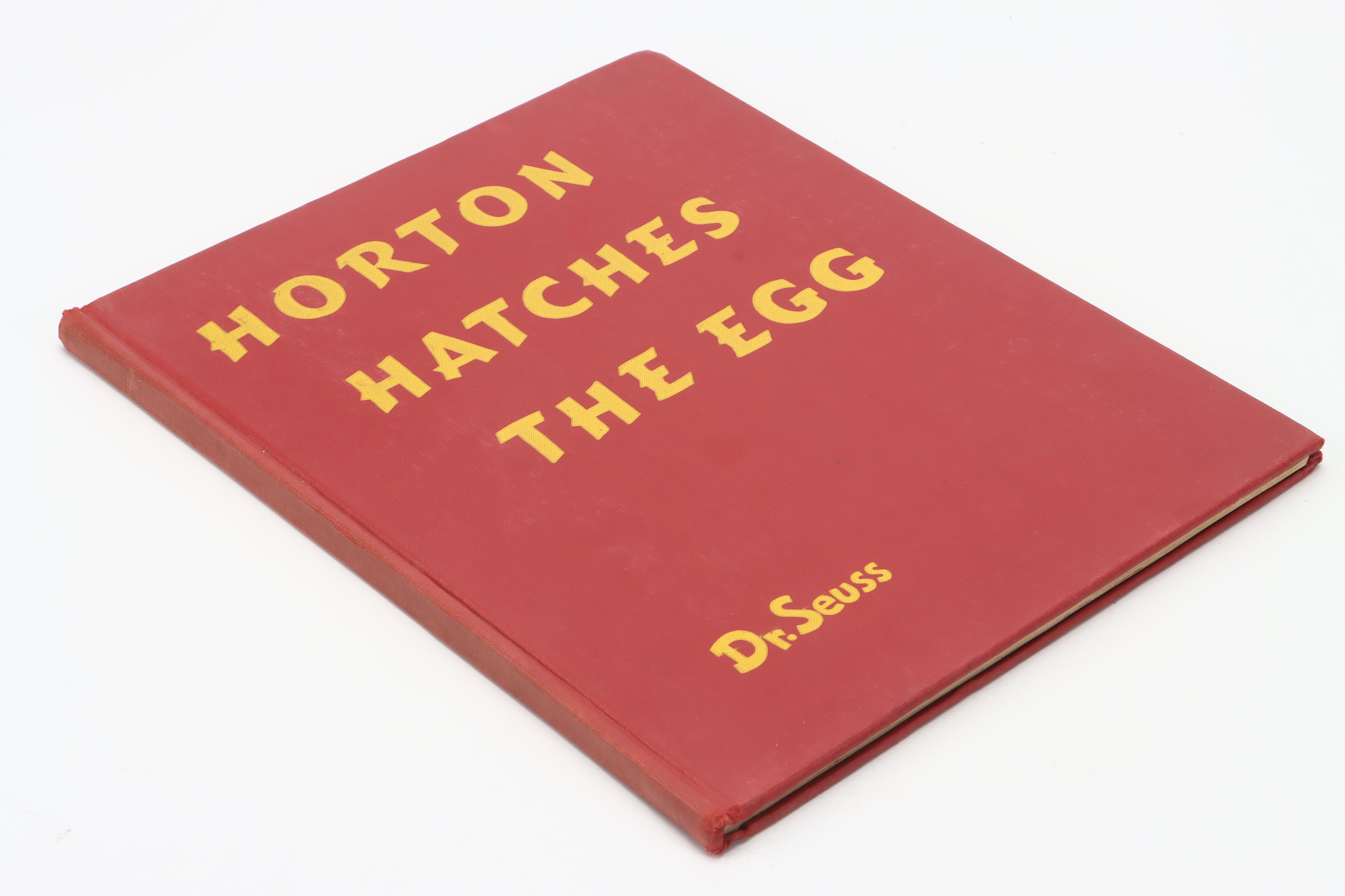 Fifth Printing "Horton Hatches the Egg" by Dr. Seuss and More Books