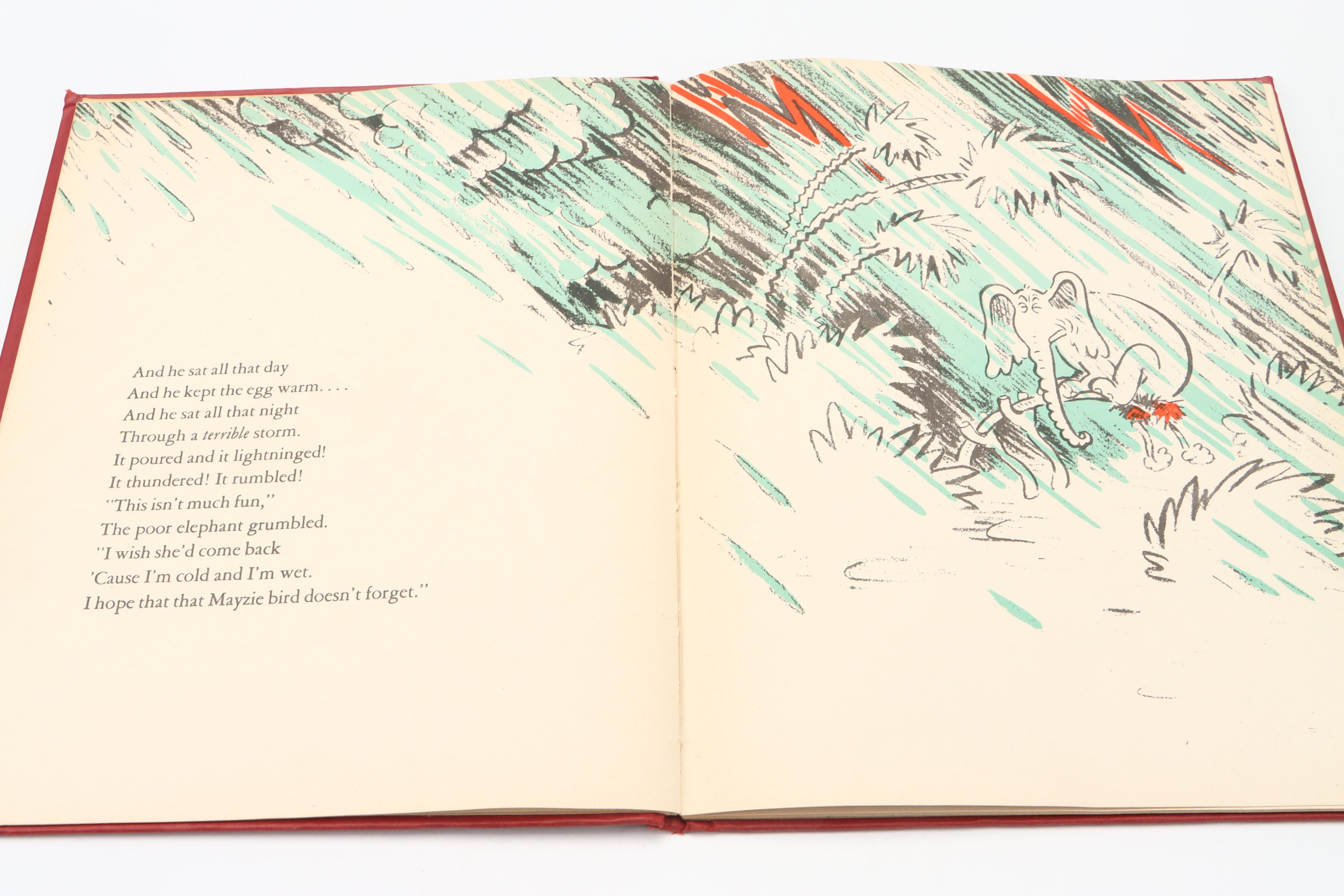 Fifth Printing "Horton Hatches the Egg" by Dr. Seuss and More Books