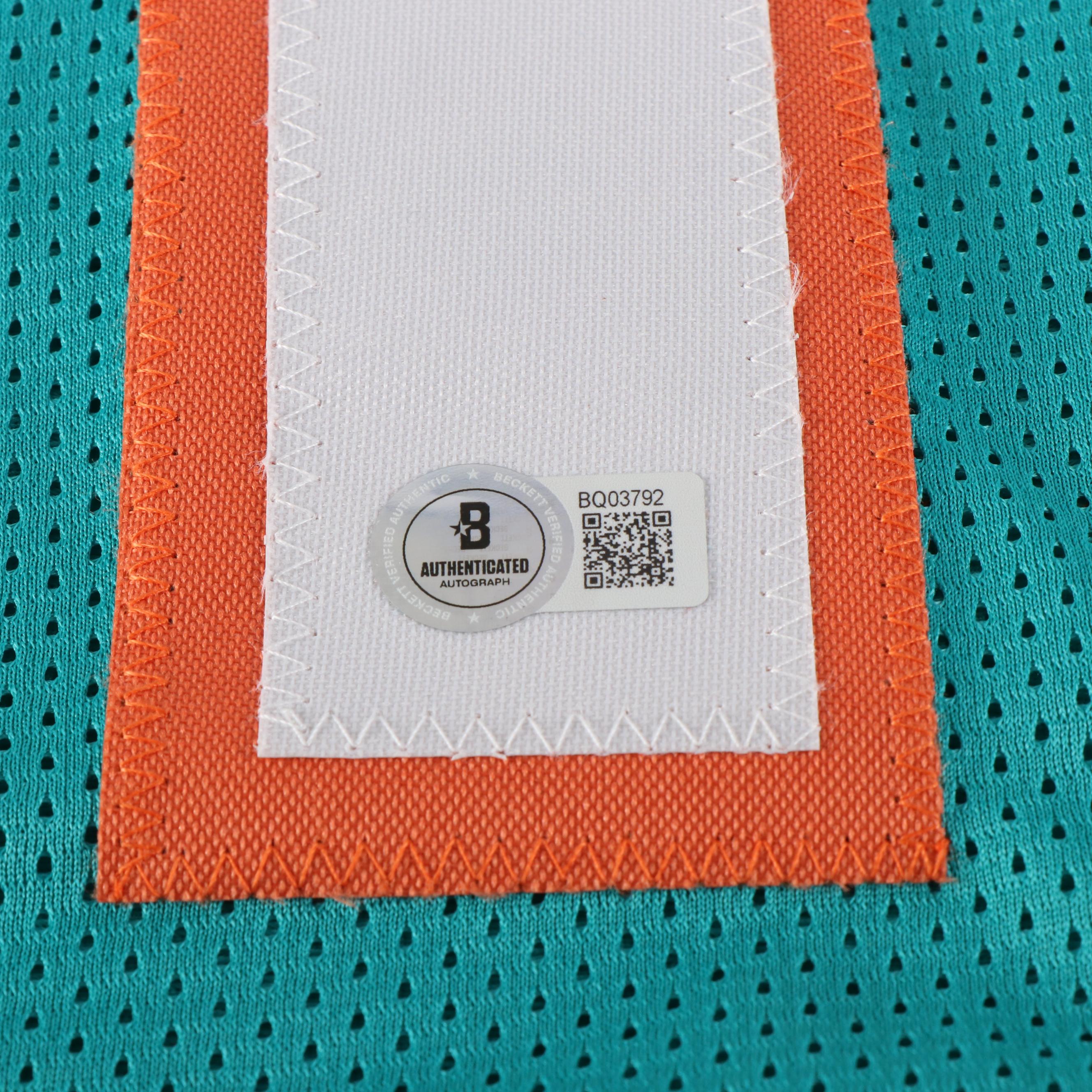 Tyreek Hill Signed Miami Dolphins Football Jersey, Beckett