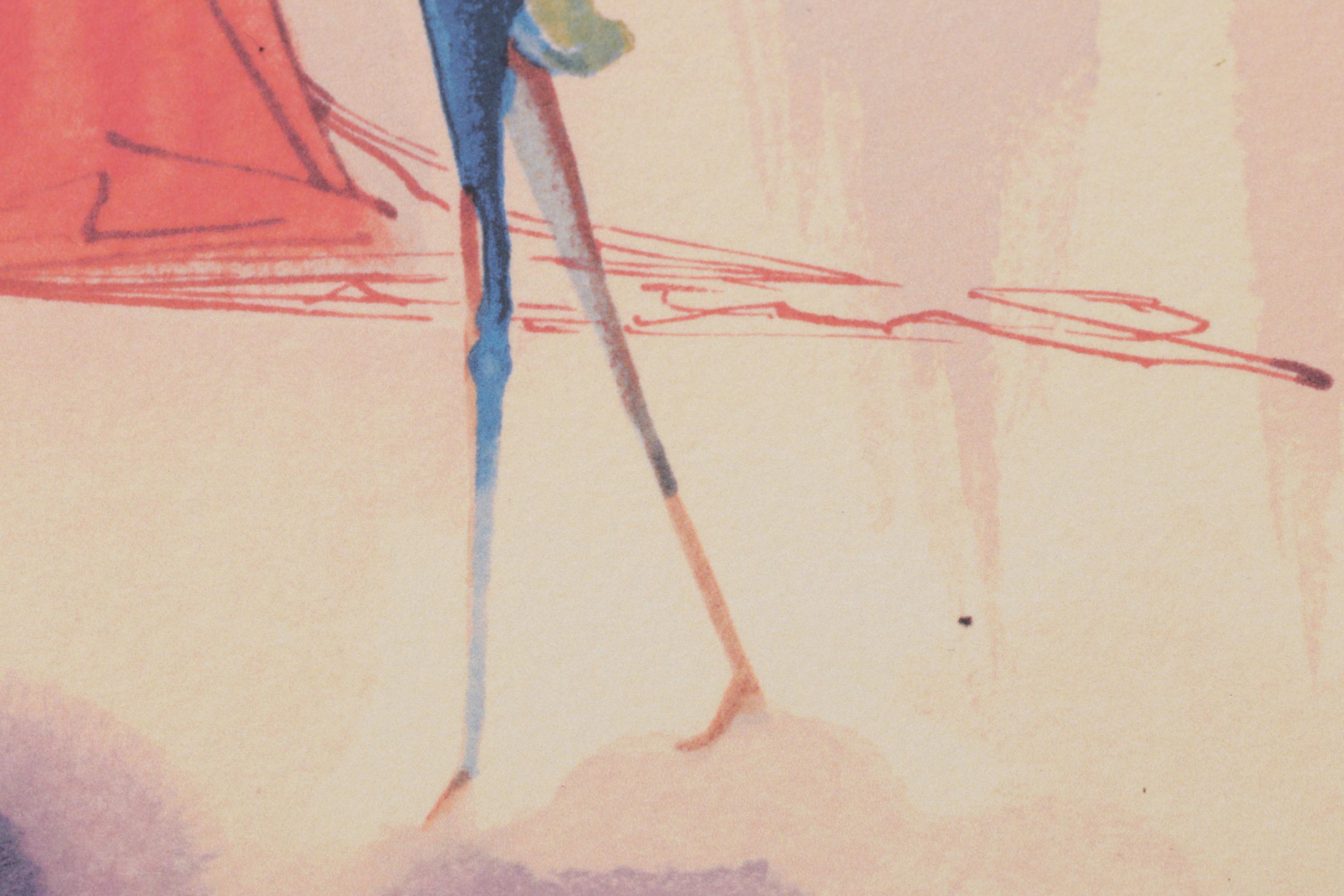 Giclée after Salvador Dalí Divine Comedy Woodblock Prints with Text