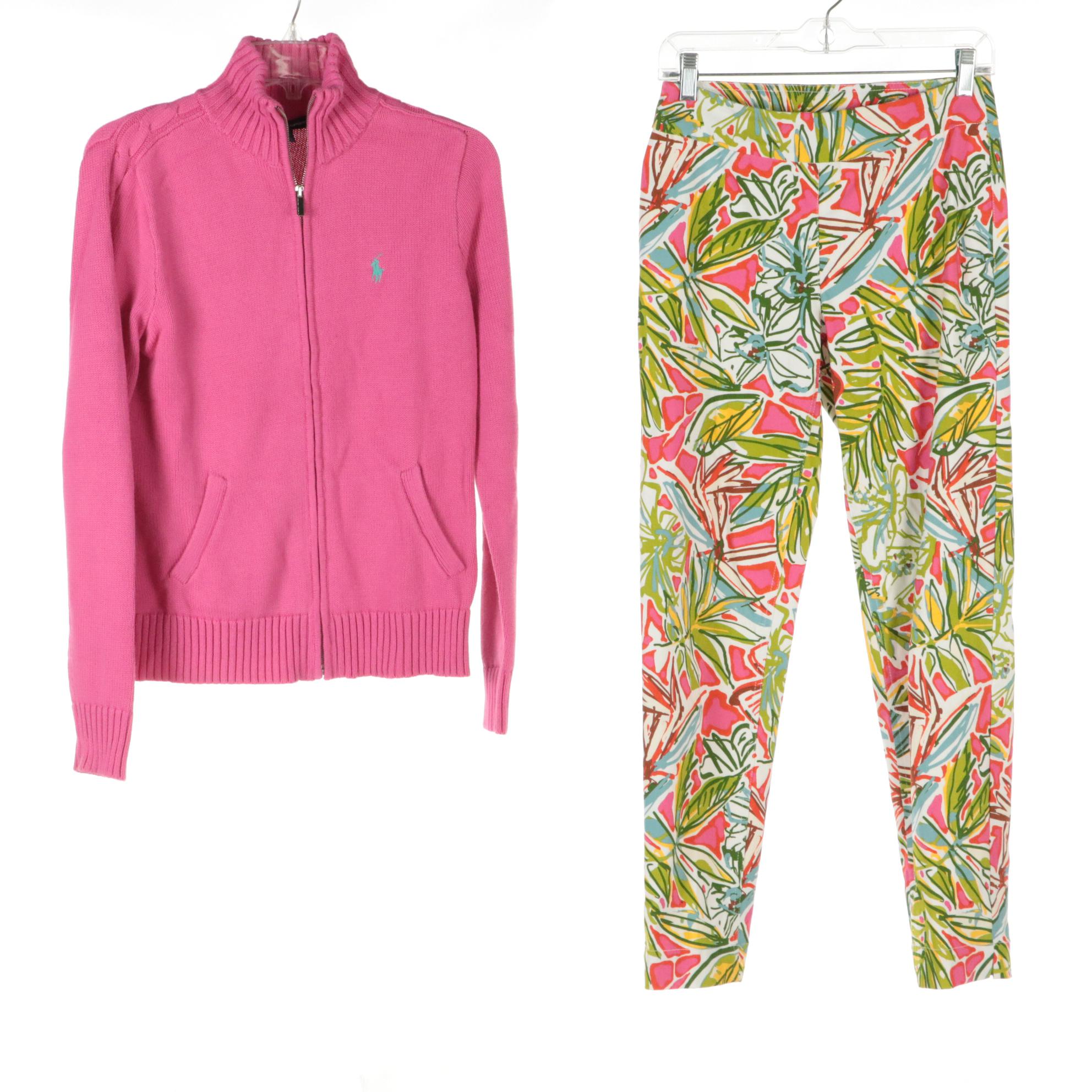 Ralph Lauren and Ralph Lauren Sport Cable Knit Sweaters and Slim-Station Pants