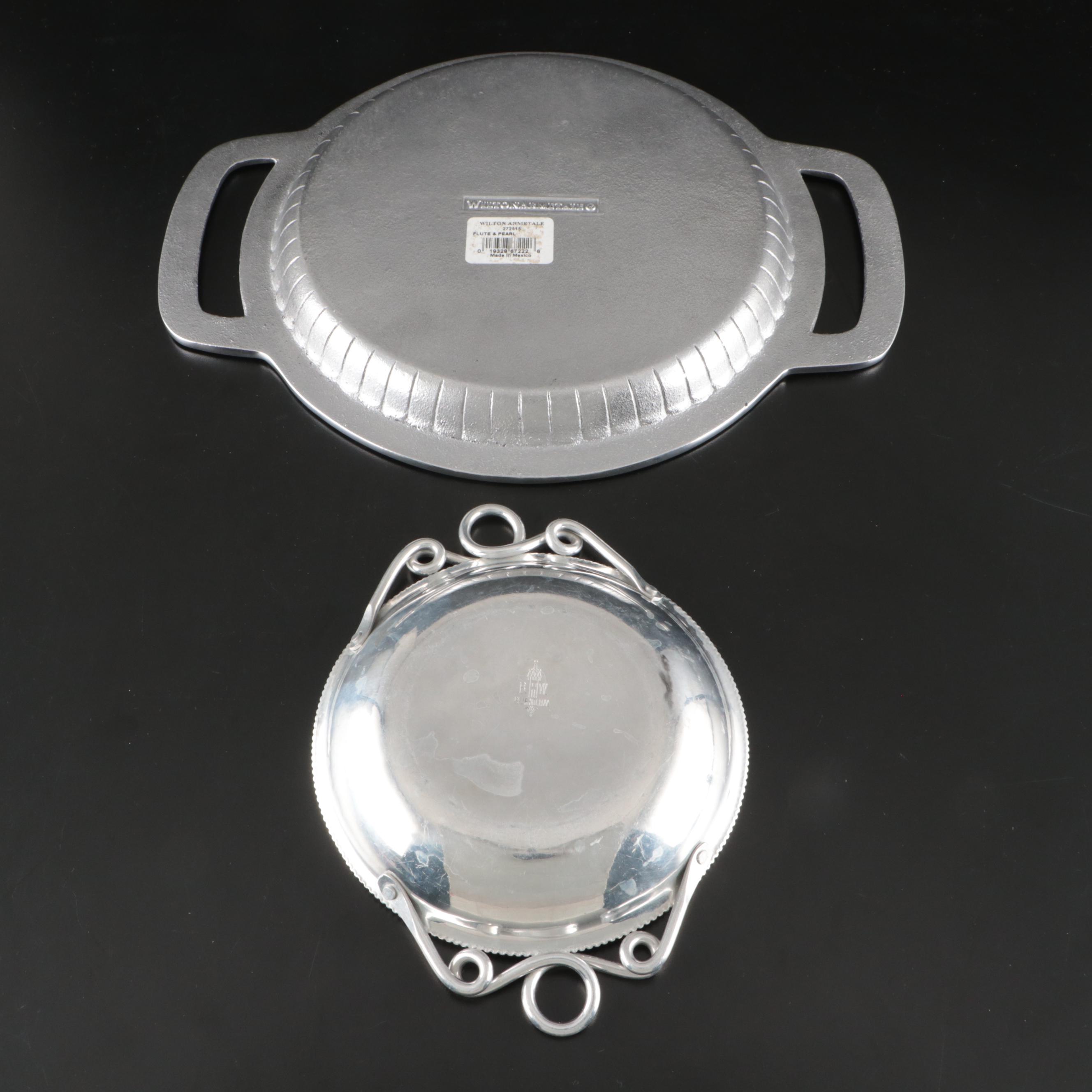 Dansk Teak Trivets and Totally Bamboo Trivet with Aluminum Trays and Others