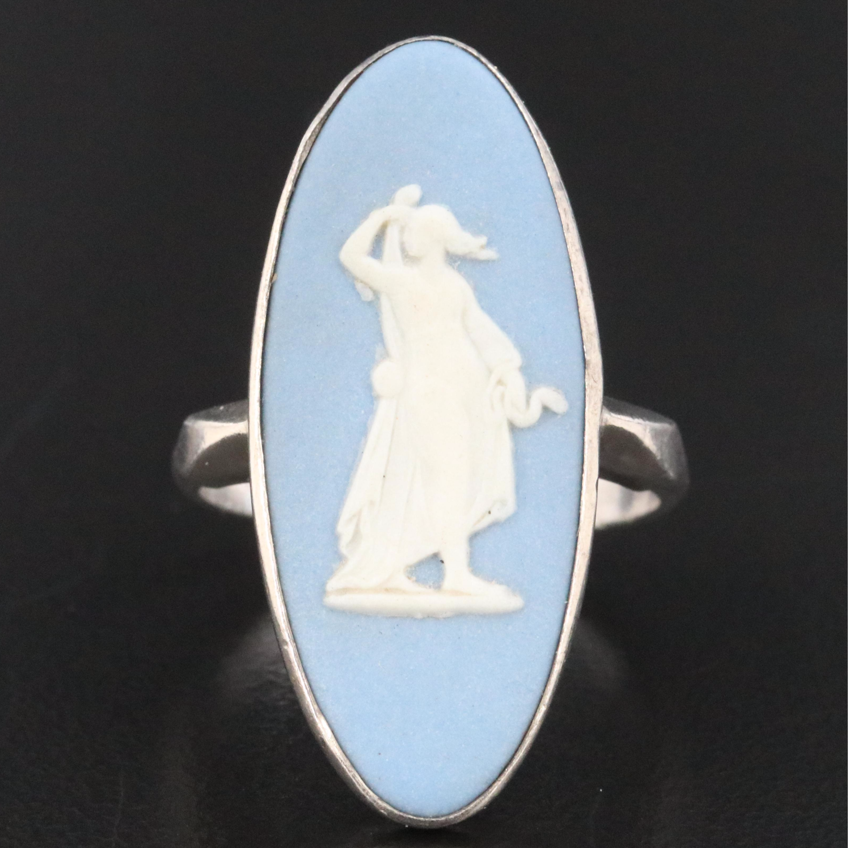 Wedgwood Sterling Jasperware Ring