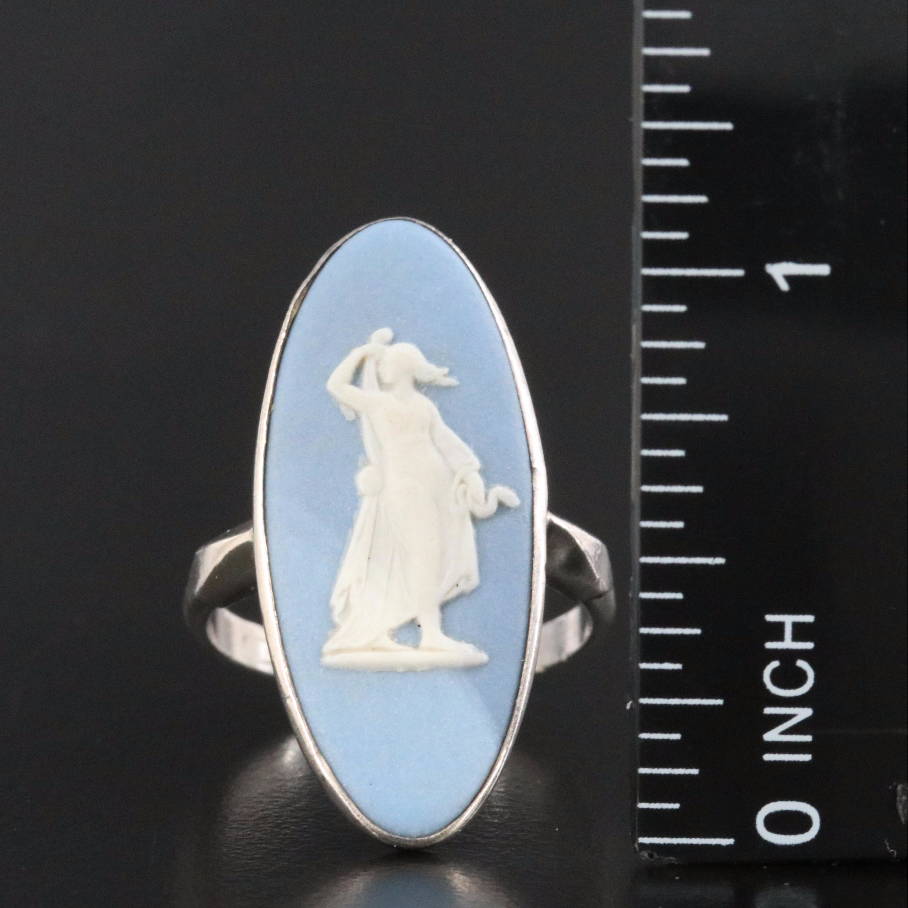 Wedgwood Sterling Jasperware Ring