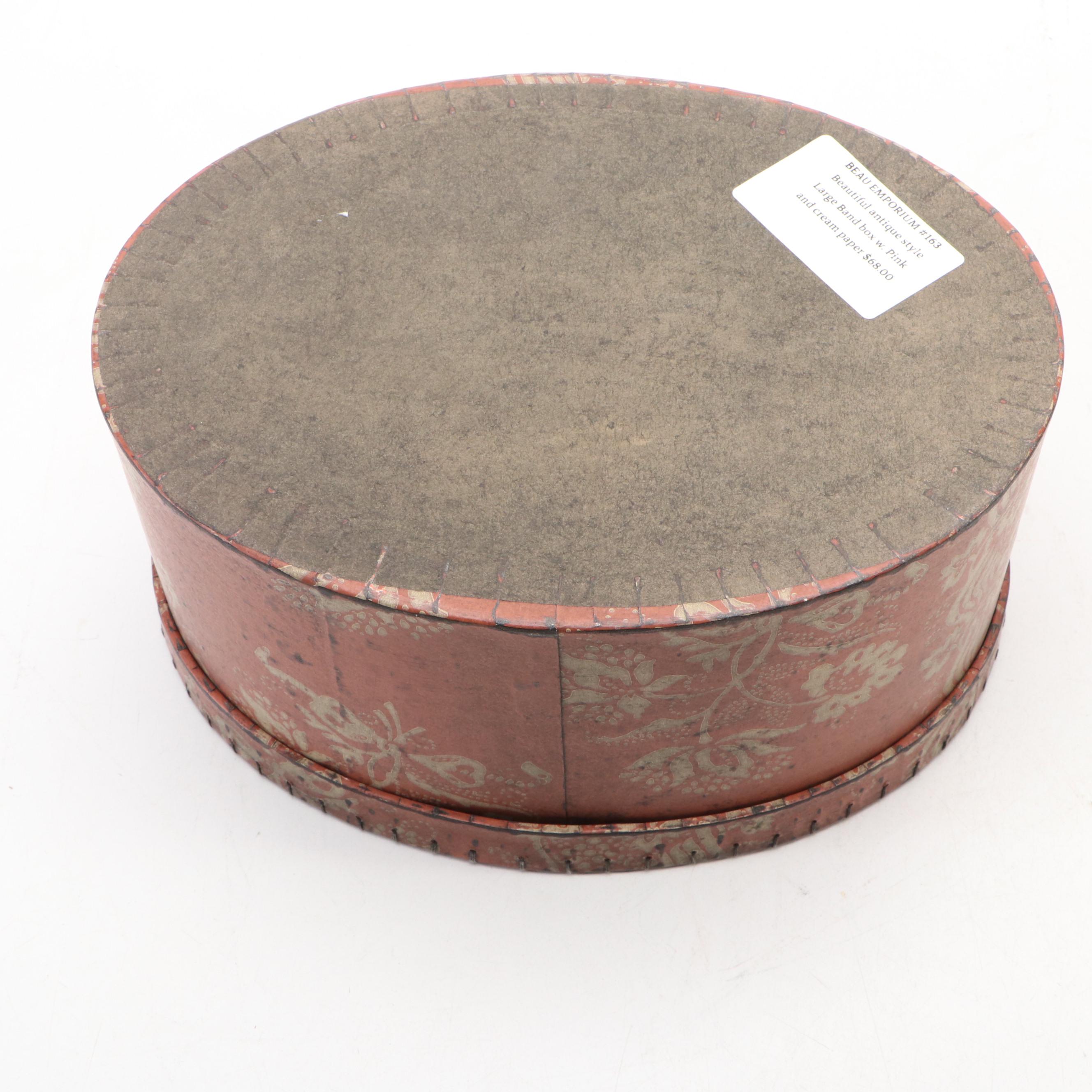 Handmade Nesting Hat Boxes and Papier-Mâché Planters