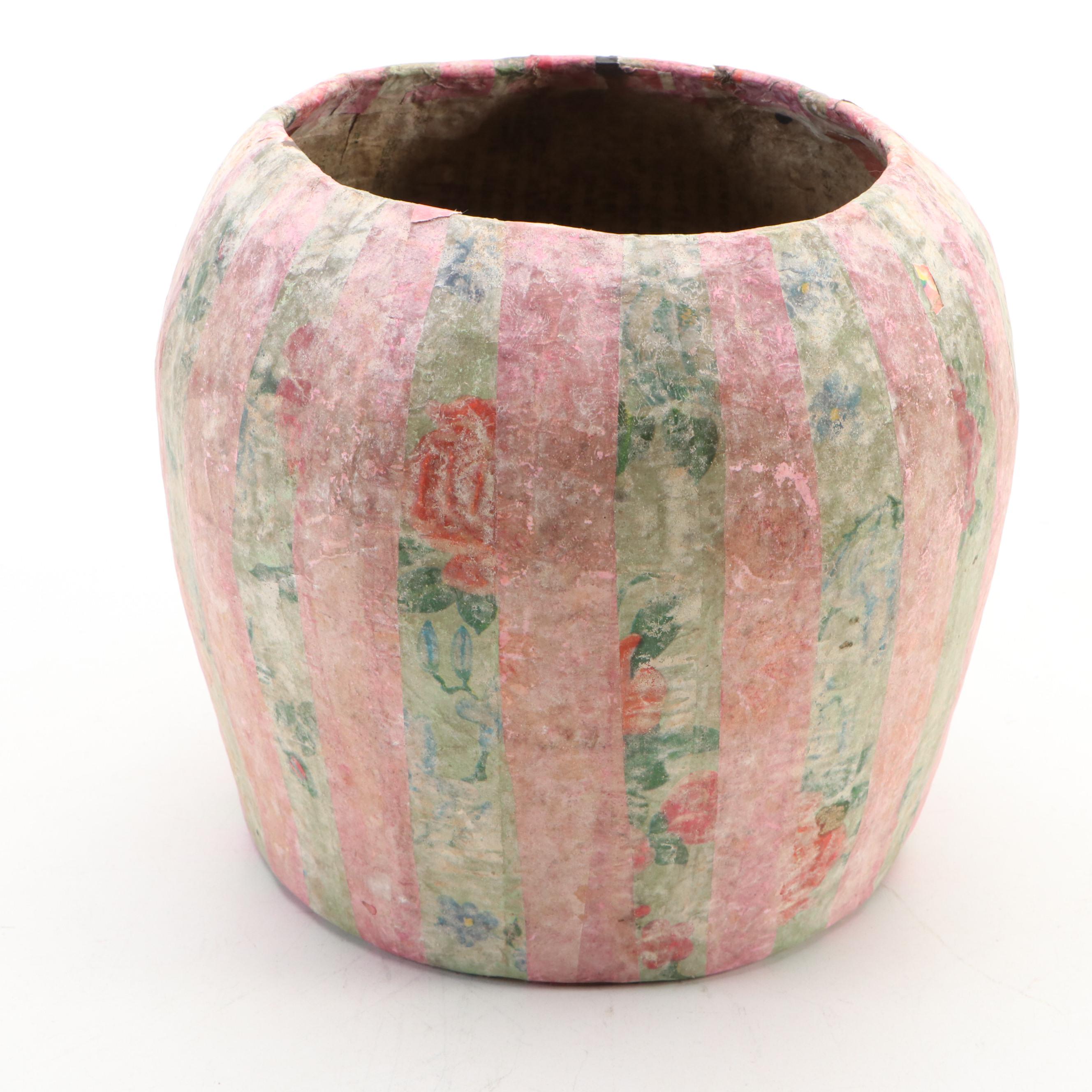 Handmade Nesting Hat Boxes and Papier-Mâché Planters