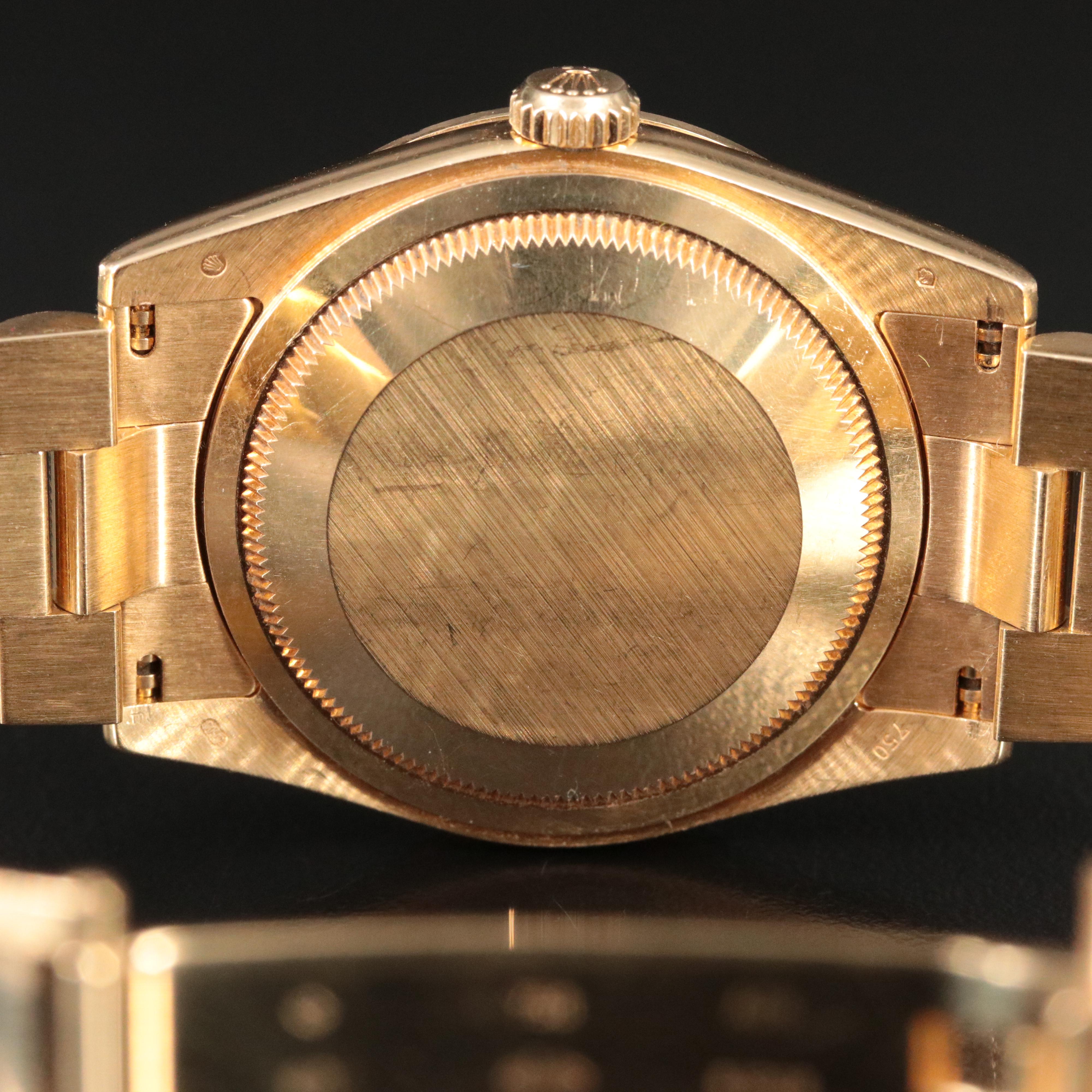 2001 Rolex Factory Diamond Case Jubilee Dial Day-Date President Watch