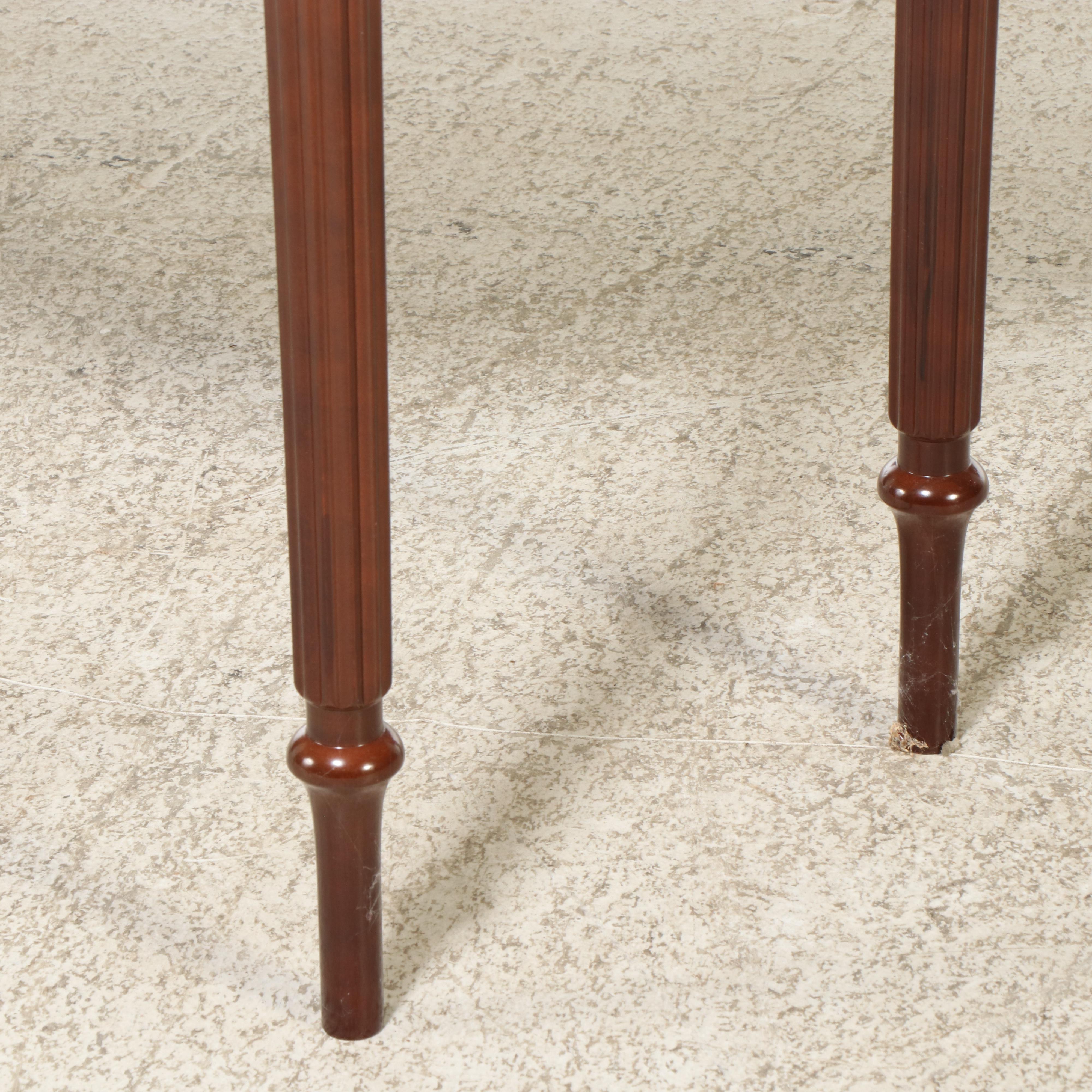 The Bombay Company Federal Style Mahogany-Stained Console Table