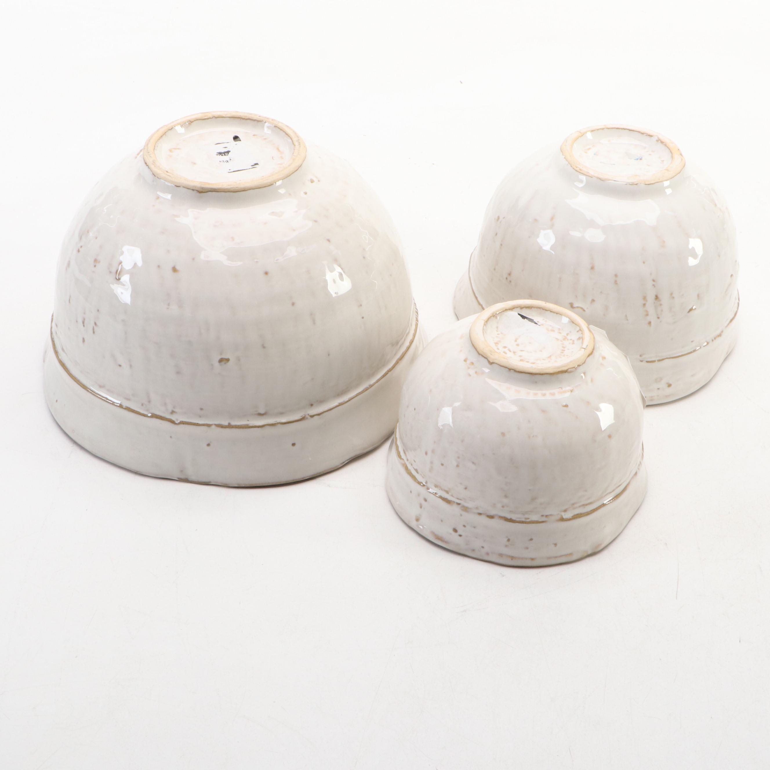 Ballard Designs Mayme Vase with Pitcher and Farmhouse Bowls