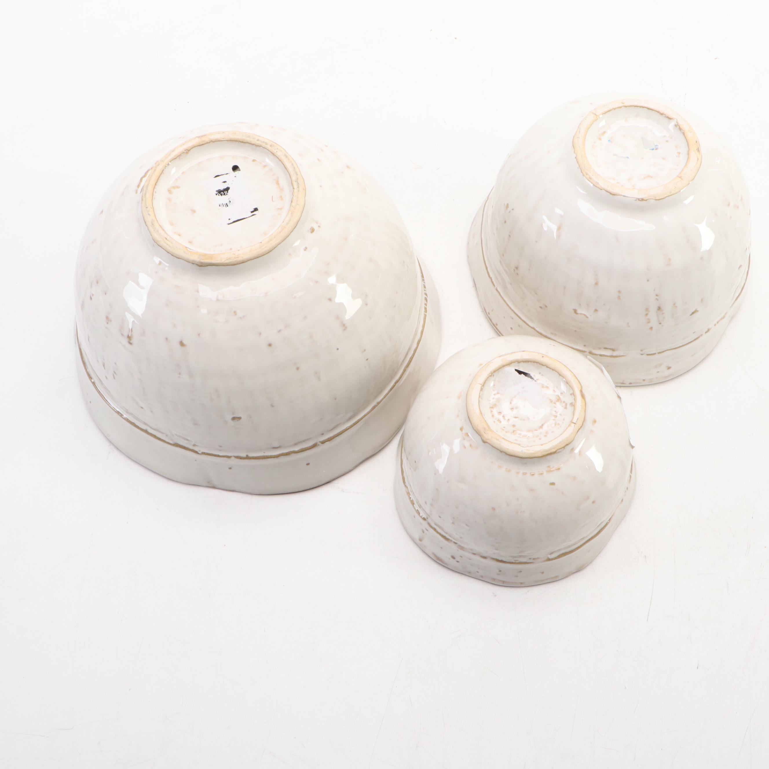 Ballard Designs Mayme Vase with Pitcher and Farmhouse Bowls