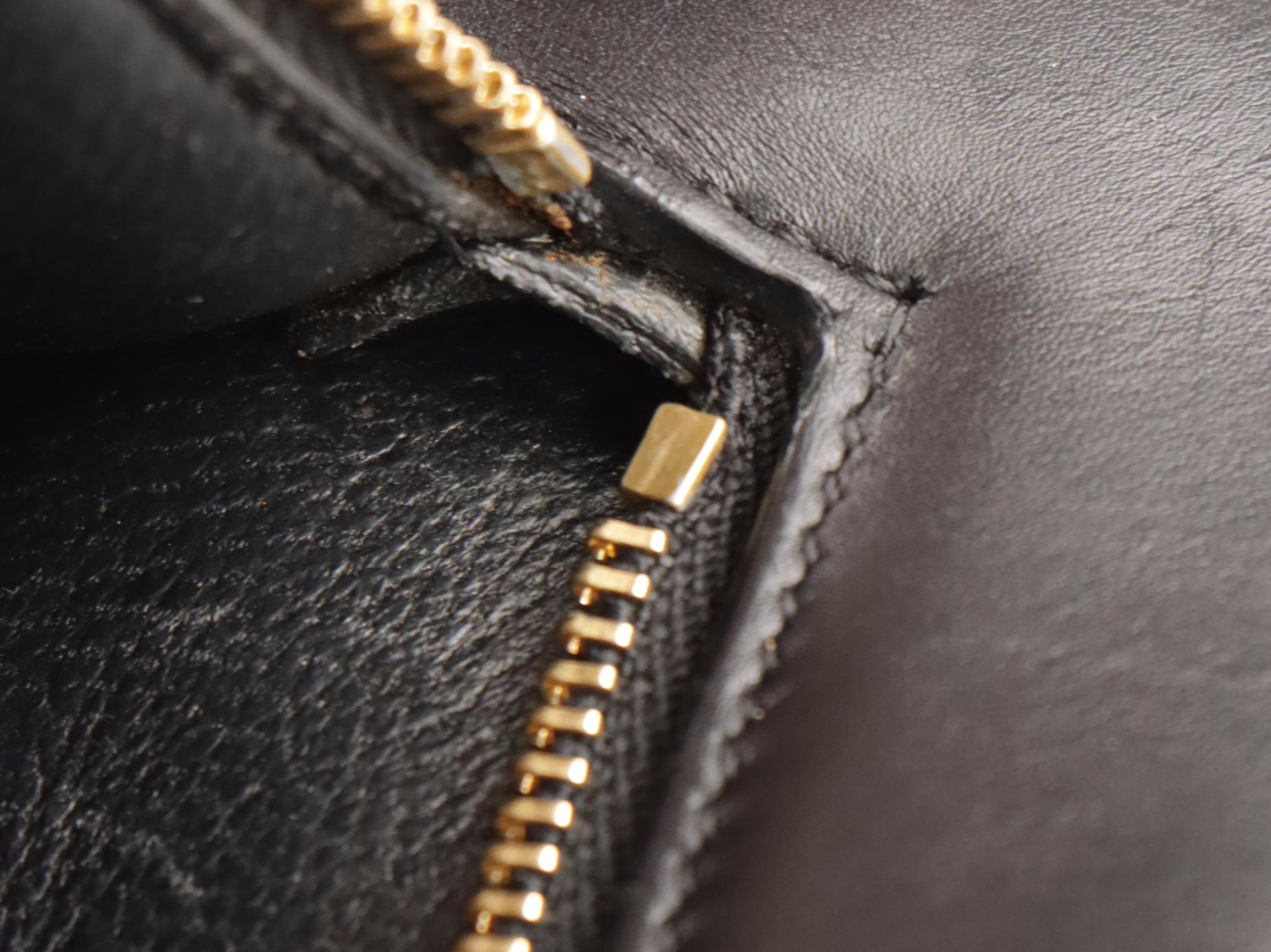 Céline Trapèze Two-Way Bag in Bicolor Felted Wool and Black Leather