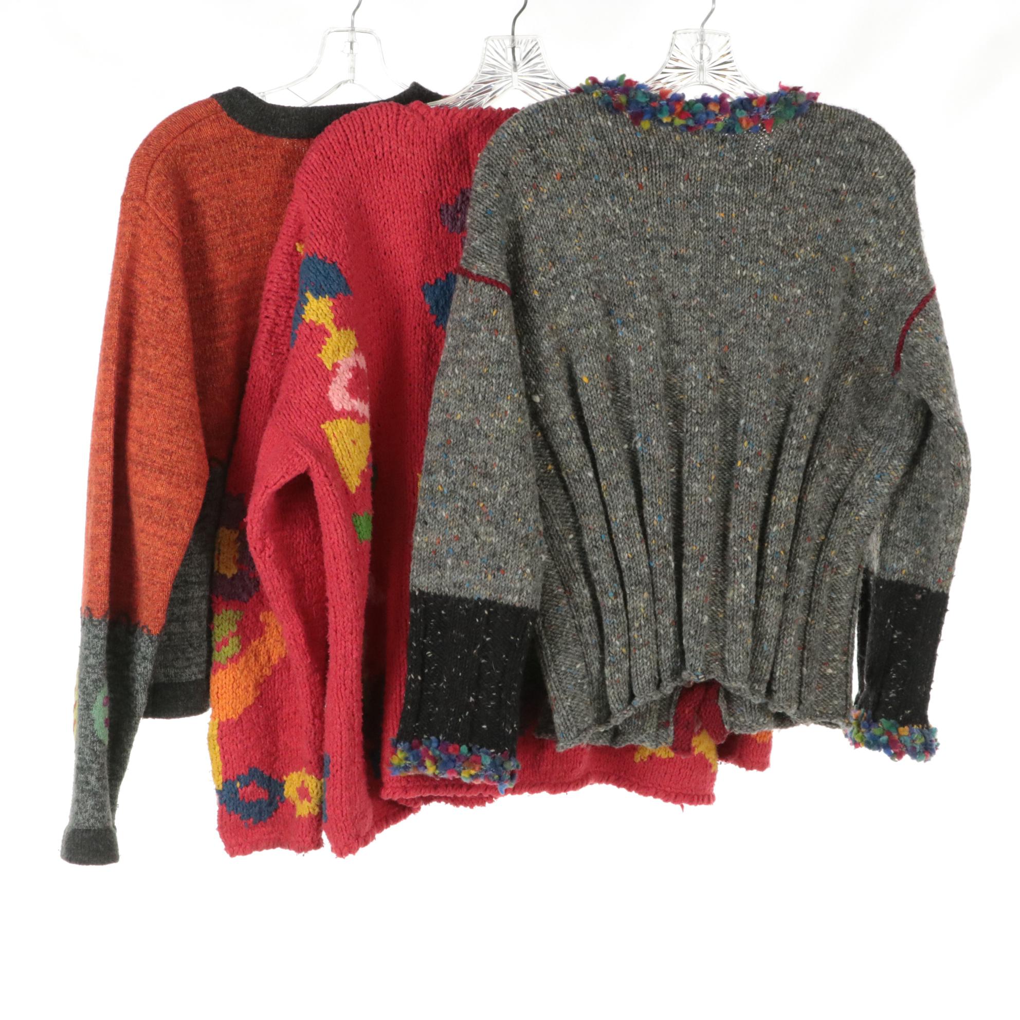 Chunky Cardigan Sweaters from Amano & Lynne McNulty w/ In Stitches Fall Cardigan